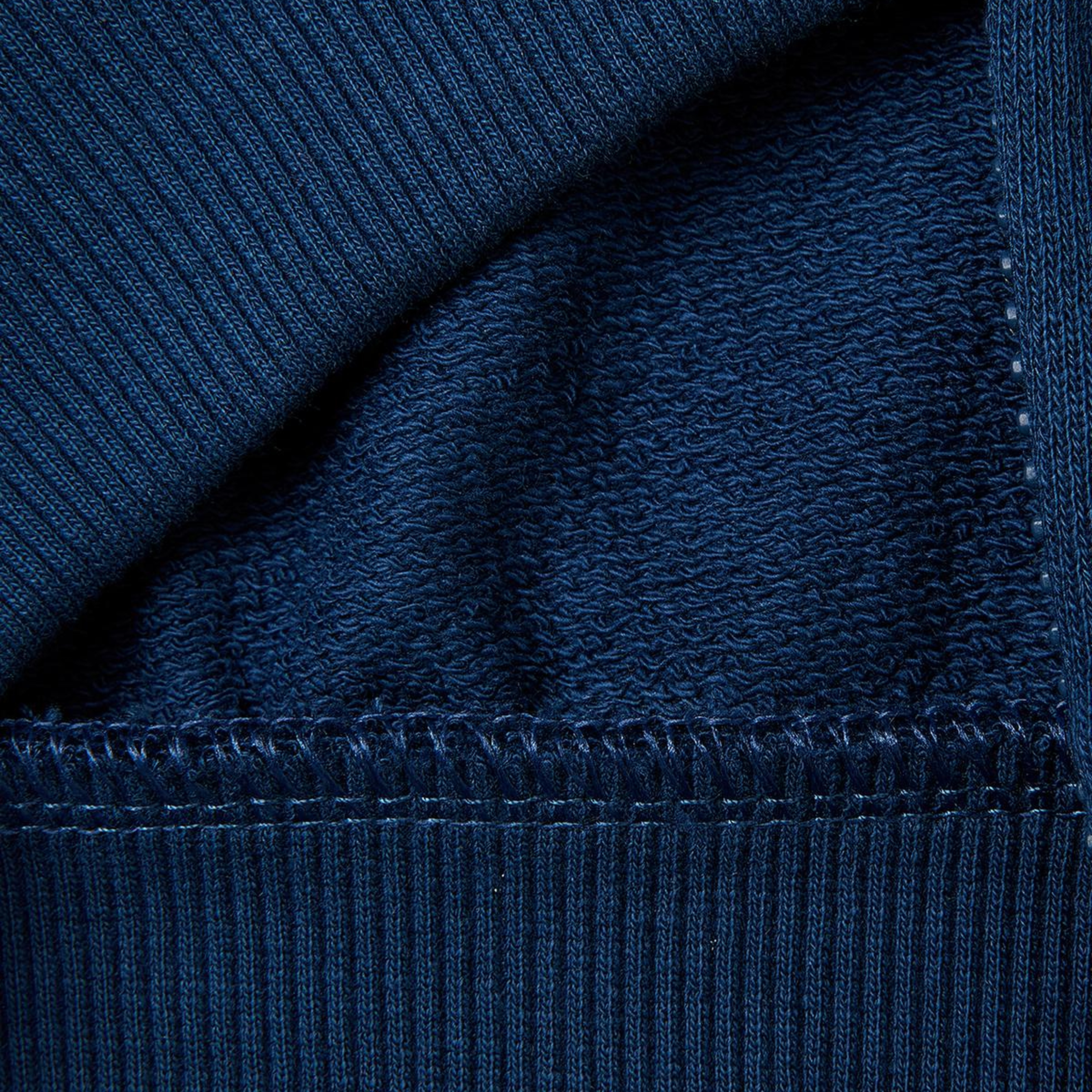 Erkek Çocuk Koyu Lacivert Arkası Baskılı Fermuarlı Kapüşonlu Sweatshirt