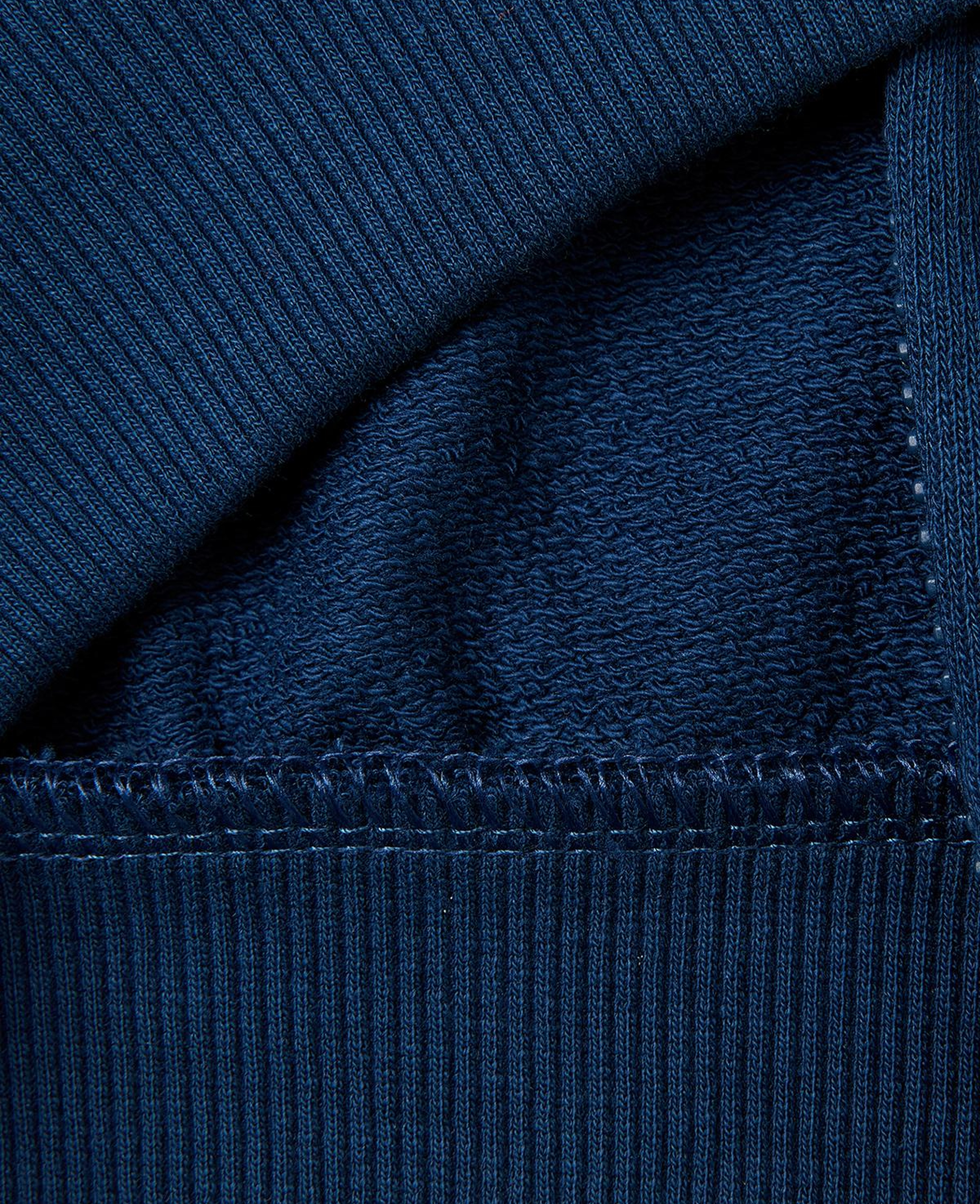 Erkek Çocuk Koyu Lacivert Arkası Baskılı Fermuarlı Kapüşonlu Sweatshirt