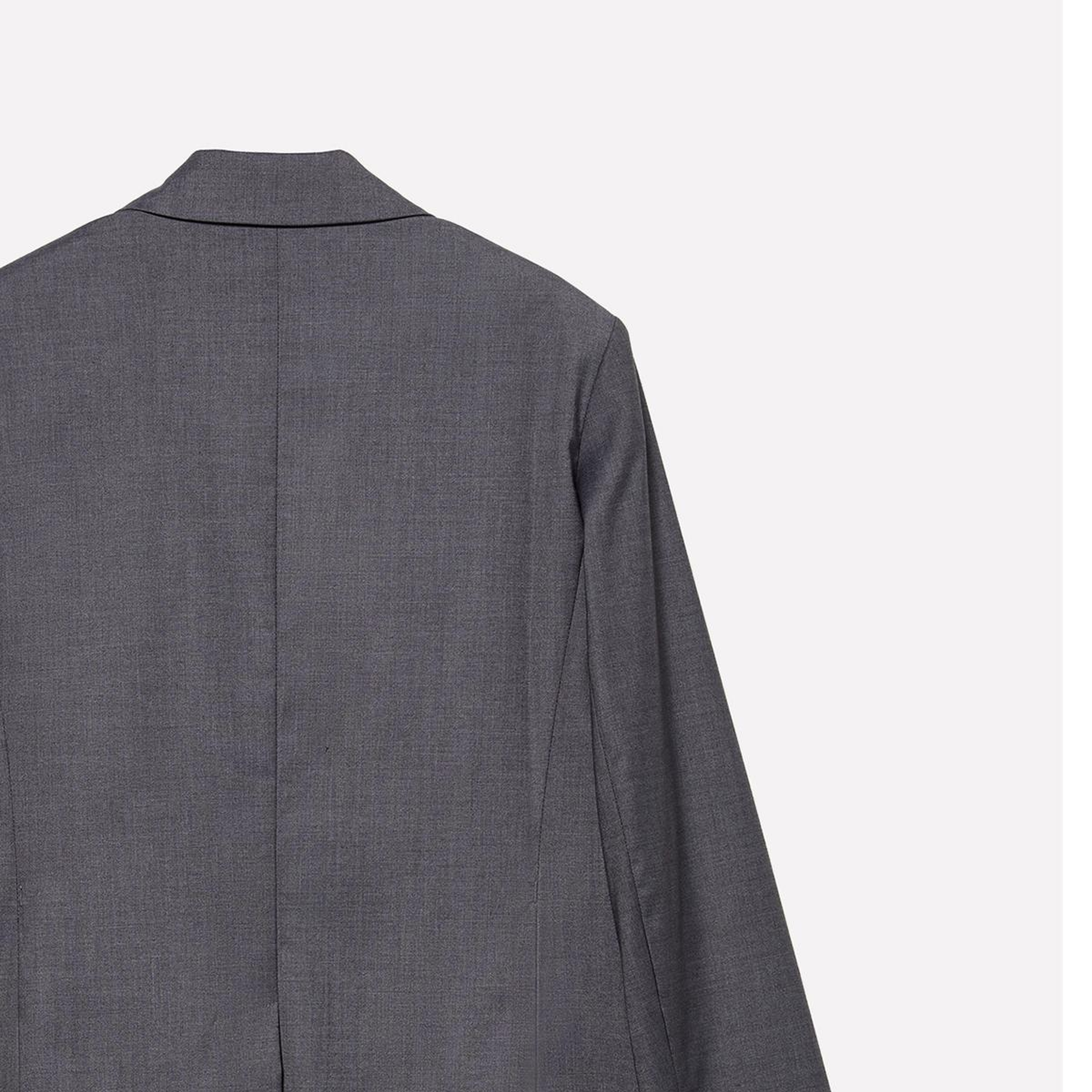 Kadın Gri  Viskoz Karışımlı Beli İpli Astarlı Regular Fit Blazer Ceket
