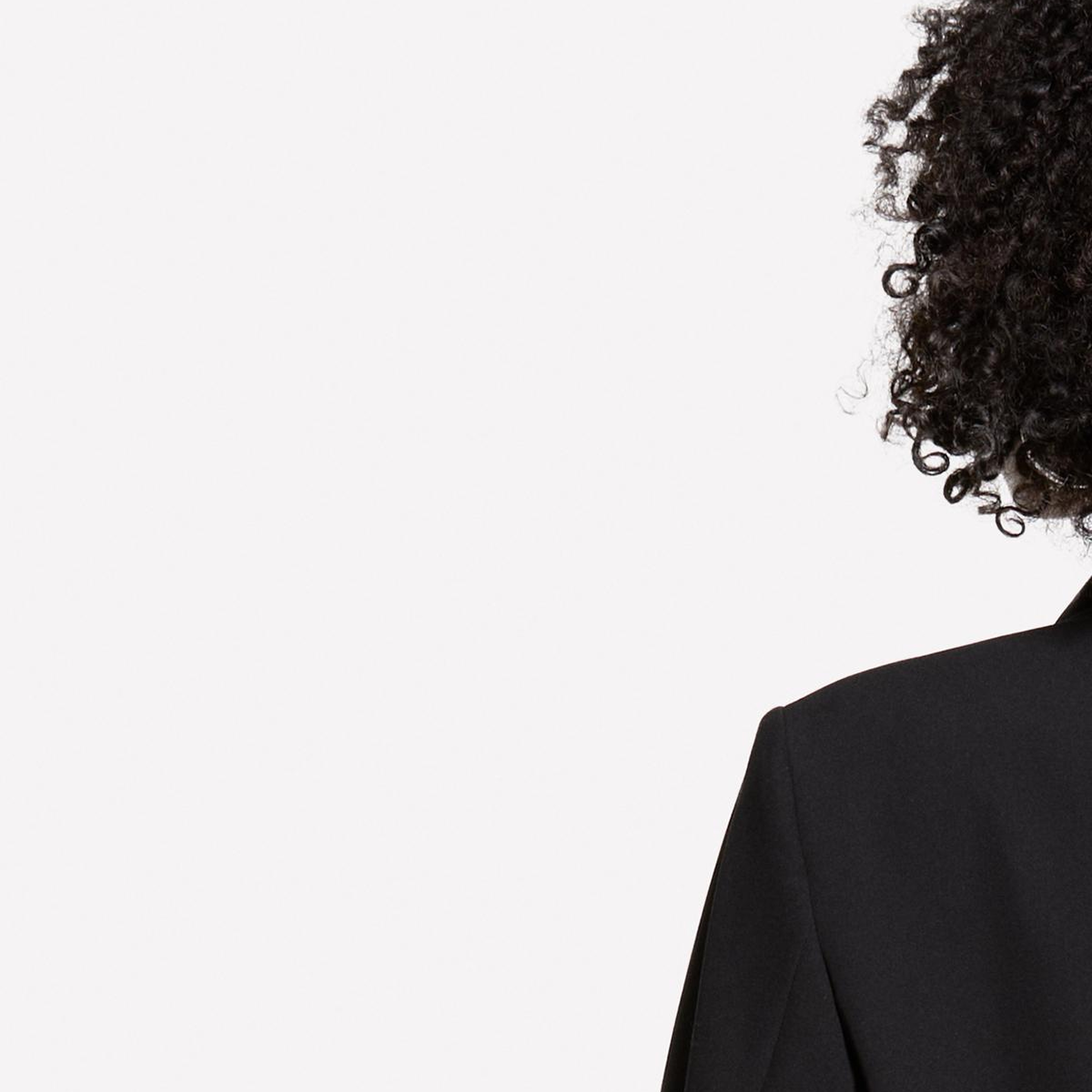 Kadın Siyah Viskoz Karışımlı Düğme Detaylı Blazer Ceket