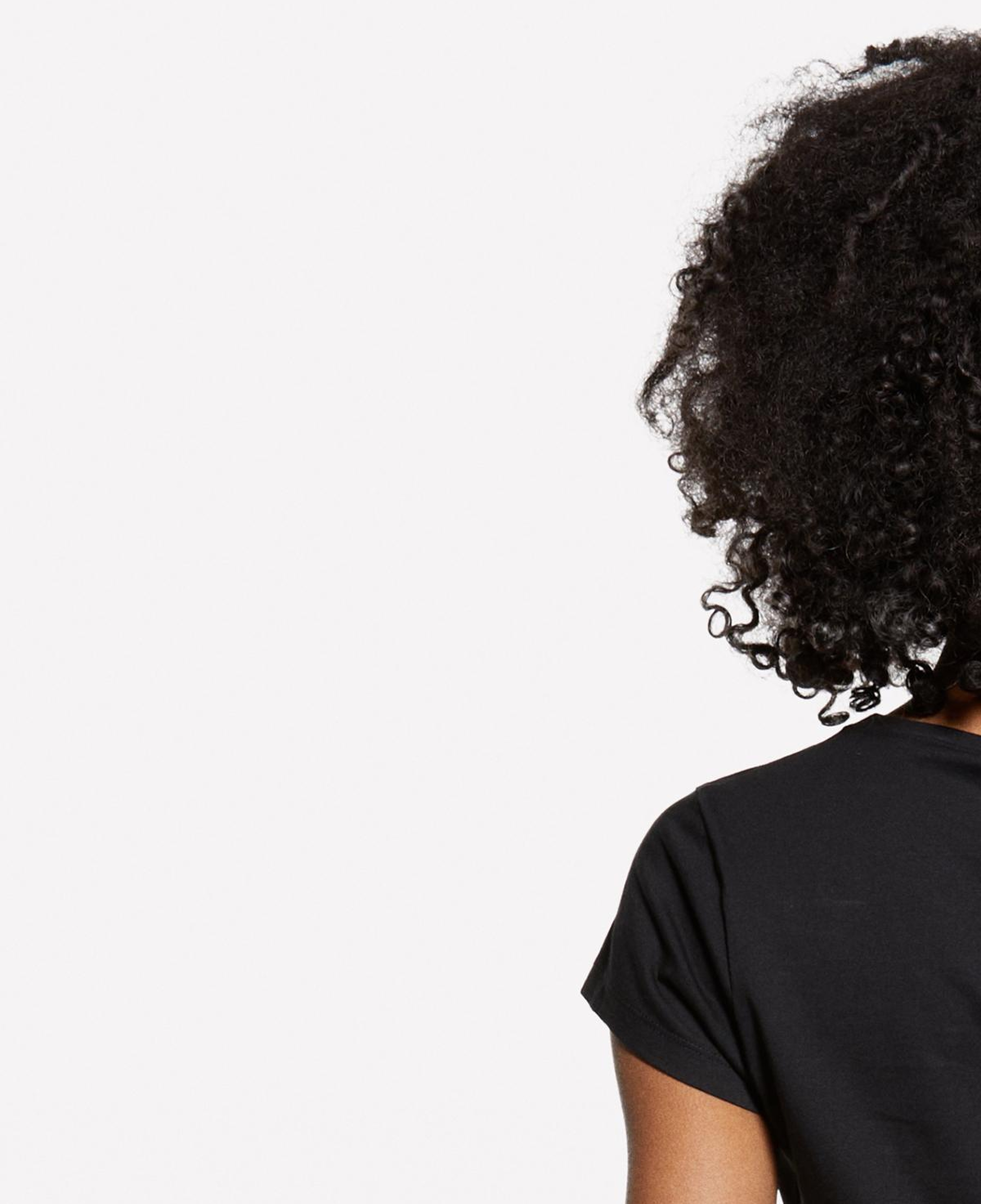 Kadın Siyah %100 Pamuk Önü Baskılı Regular Fit T-Shirt