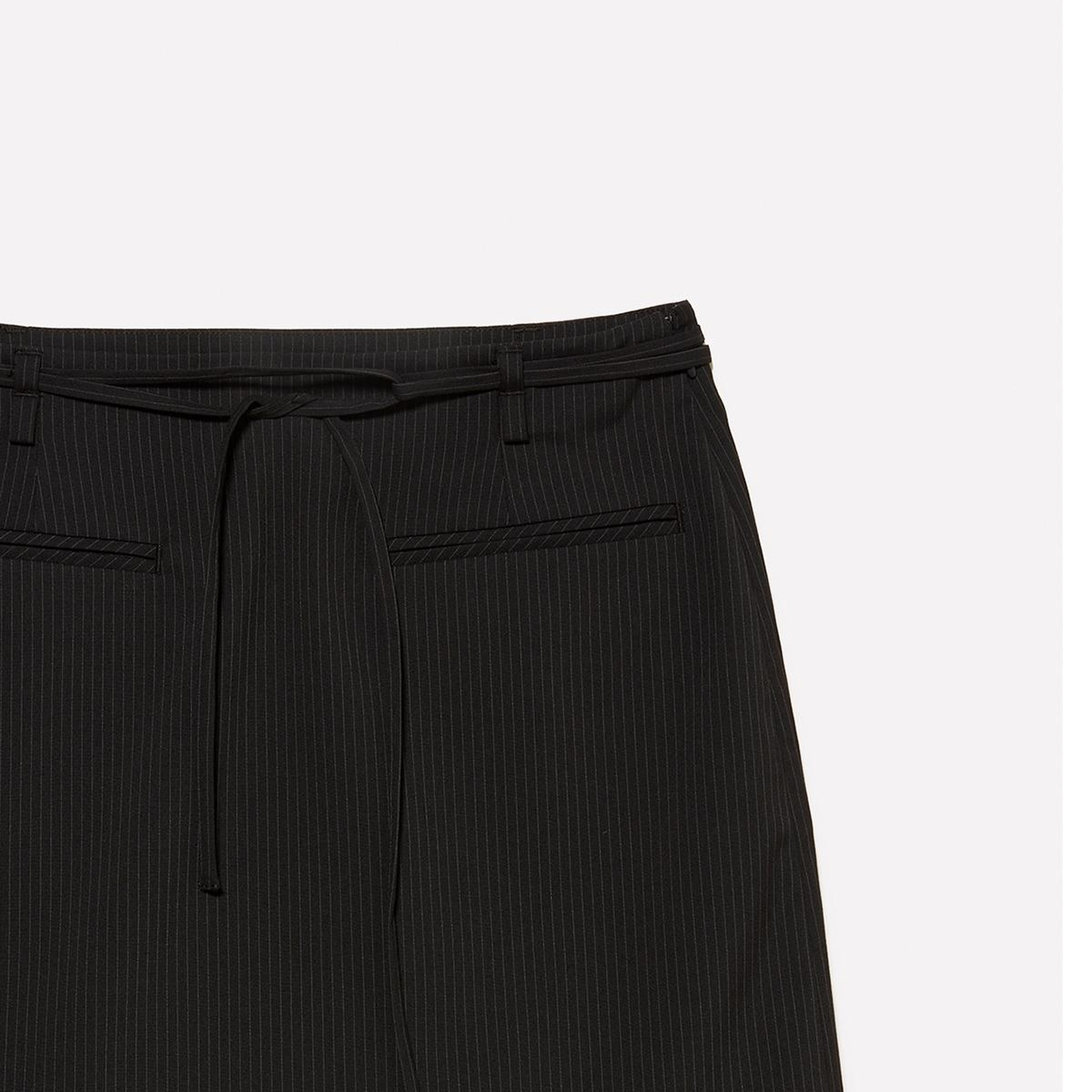 Kadın Koyu Gri Viskoz Karışımlı Straight Fit Mini Etek