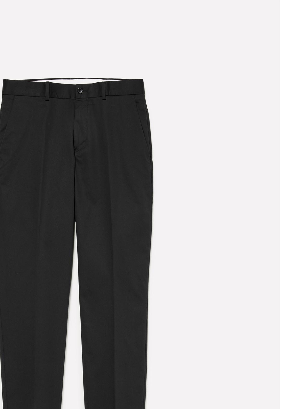 Erkek Lacivert Pamuk Karışımlı Slim Comfort Fit Pantolon