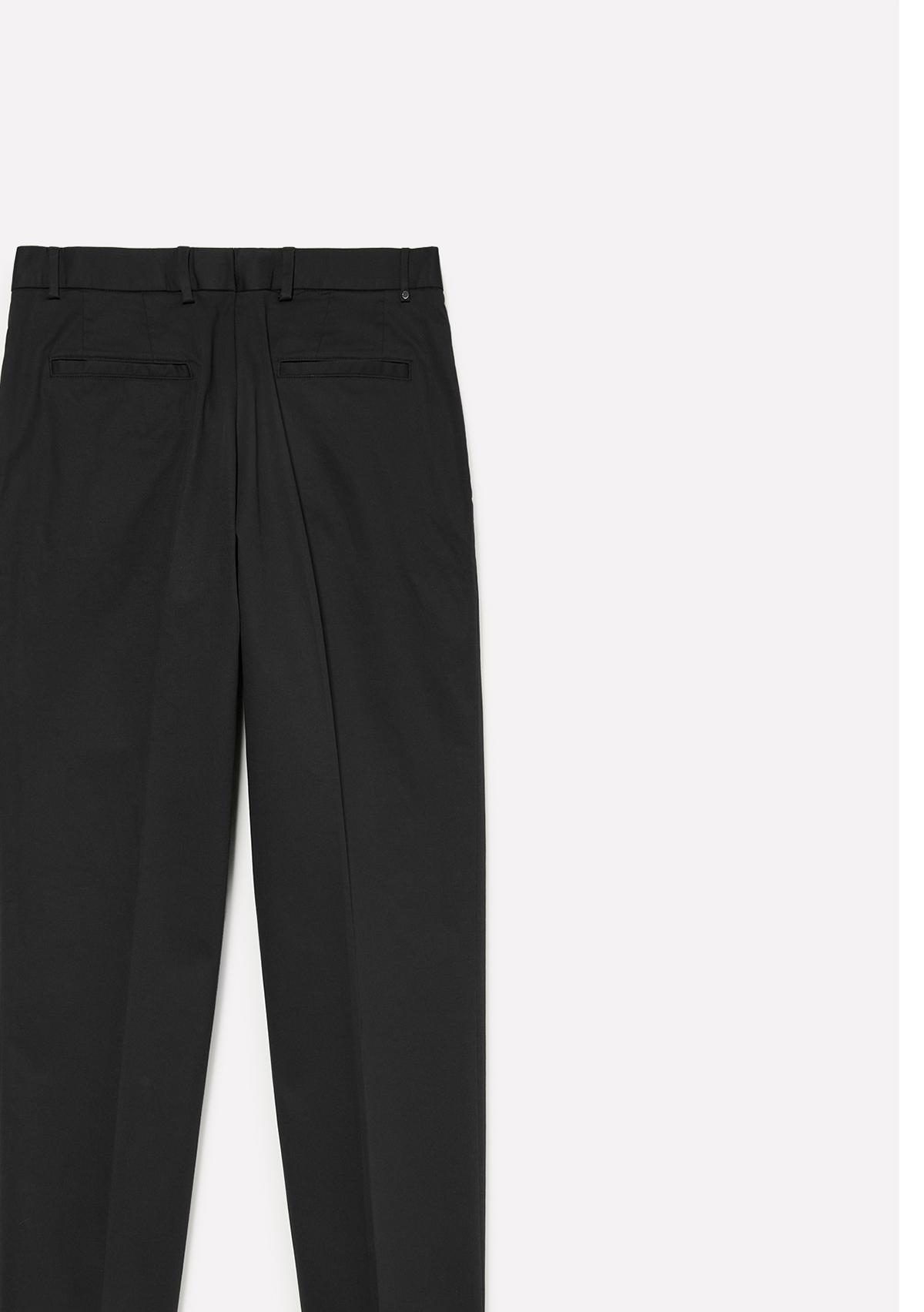 Erkek Lacivert Pamuk Karışımlı Slim Comfort Fit Pantolon