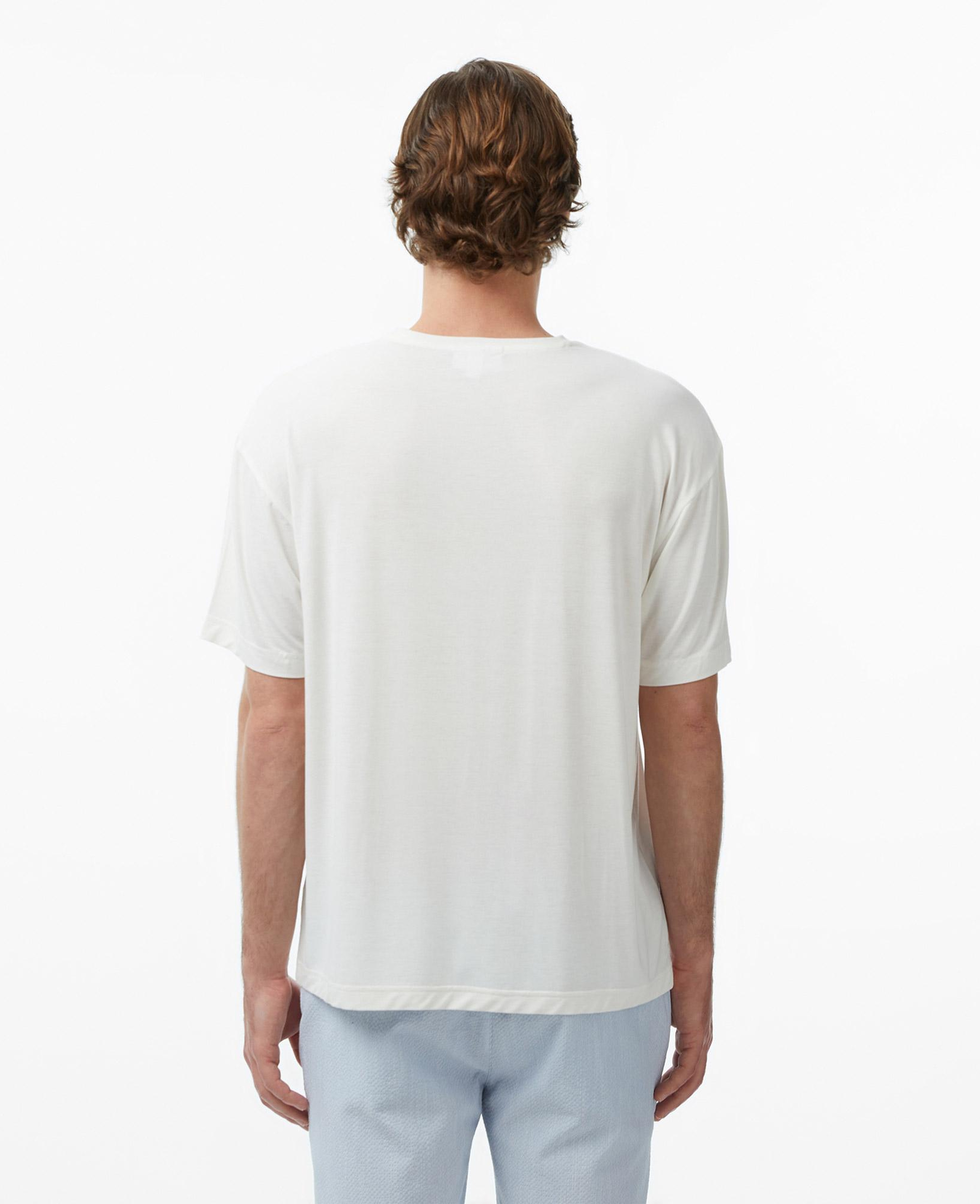 Lacoste Erkek Regular Fit Bisiklet Yaka Beyaz T-Shirt
