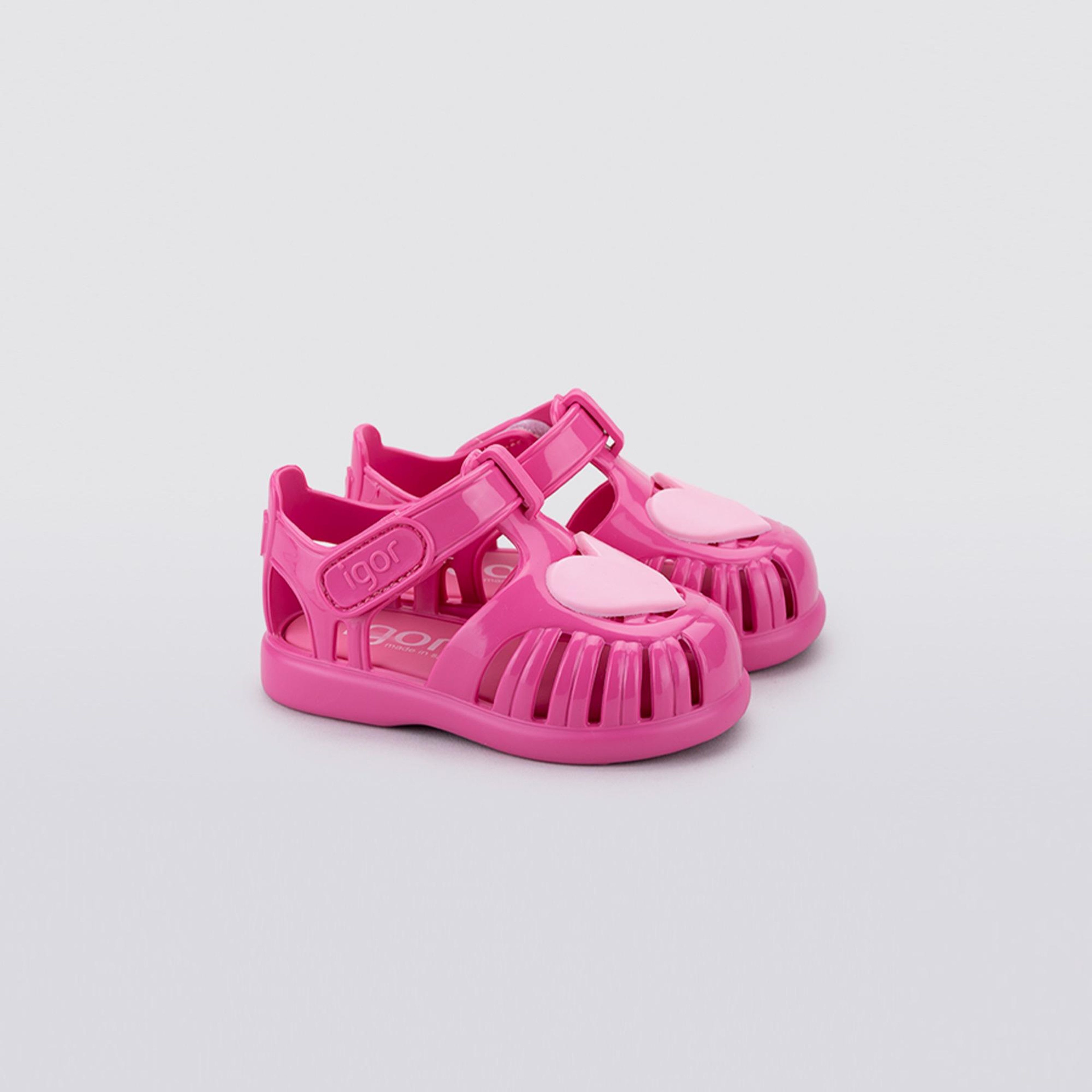 Igor Tobby Gloss Love Çocuk Pembe Sandalet