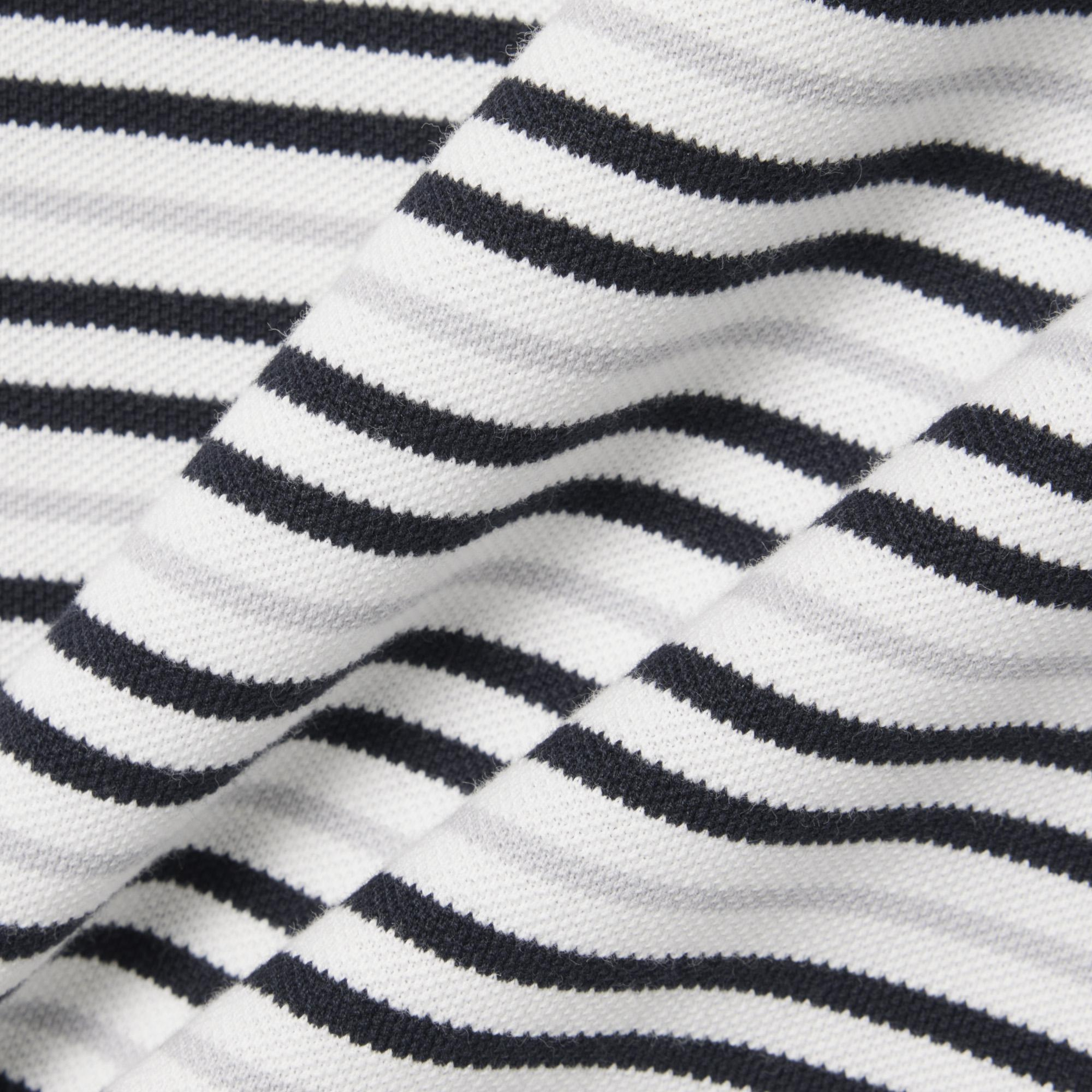 Lacoste Erkek Classic Fit Çizgili Gri Polo