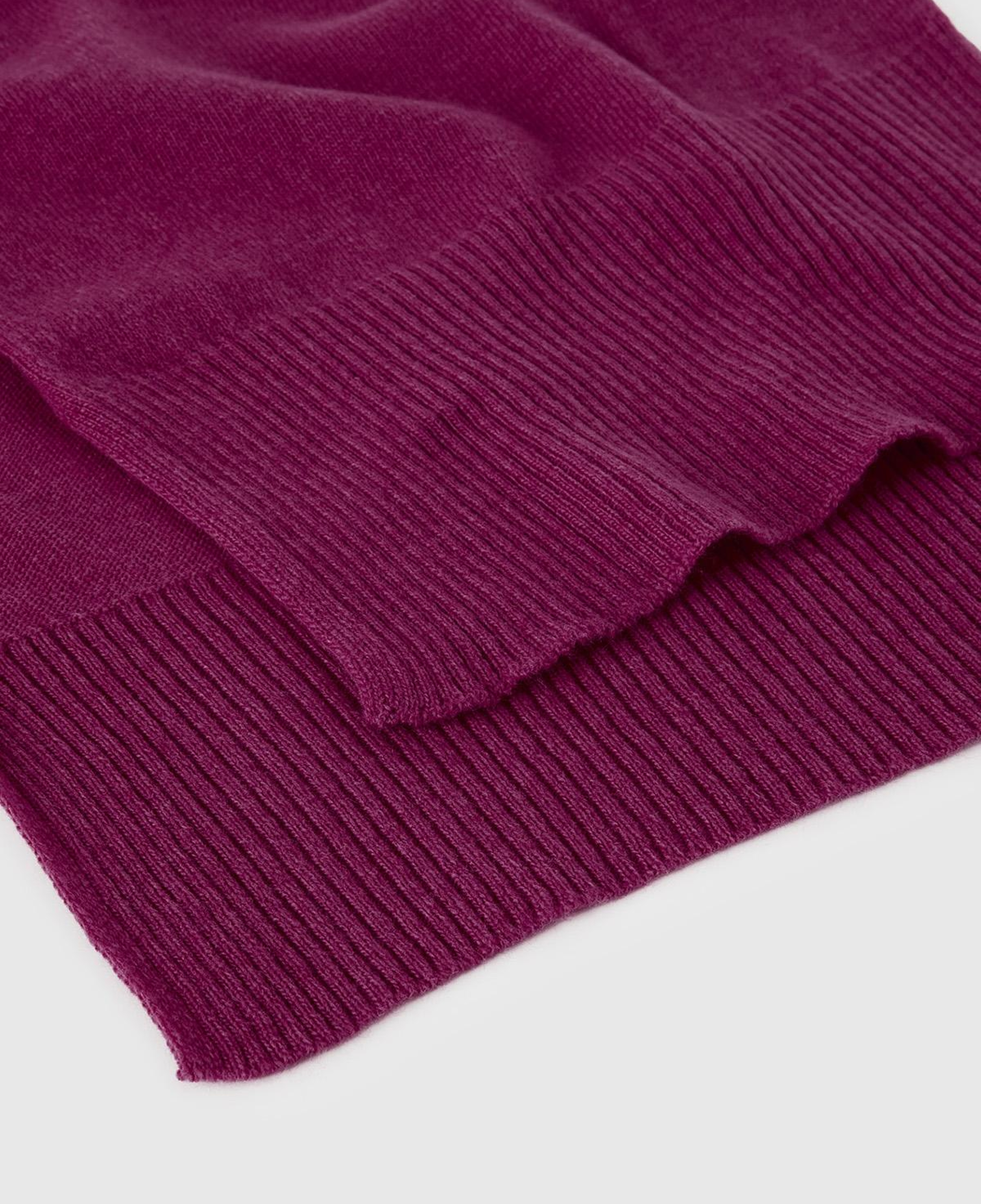 Kadın Mürdüm %100 Merino Atkı
