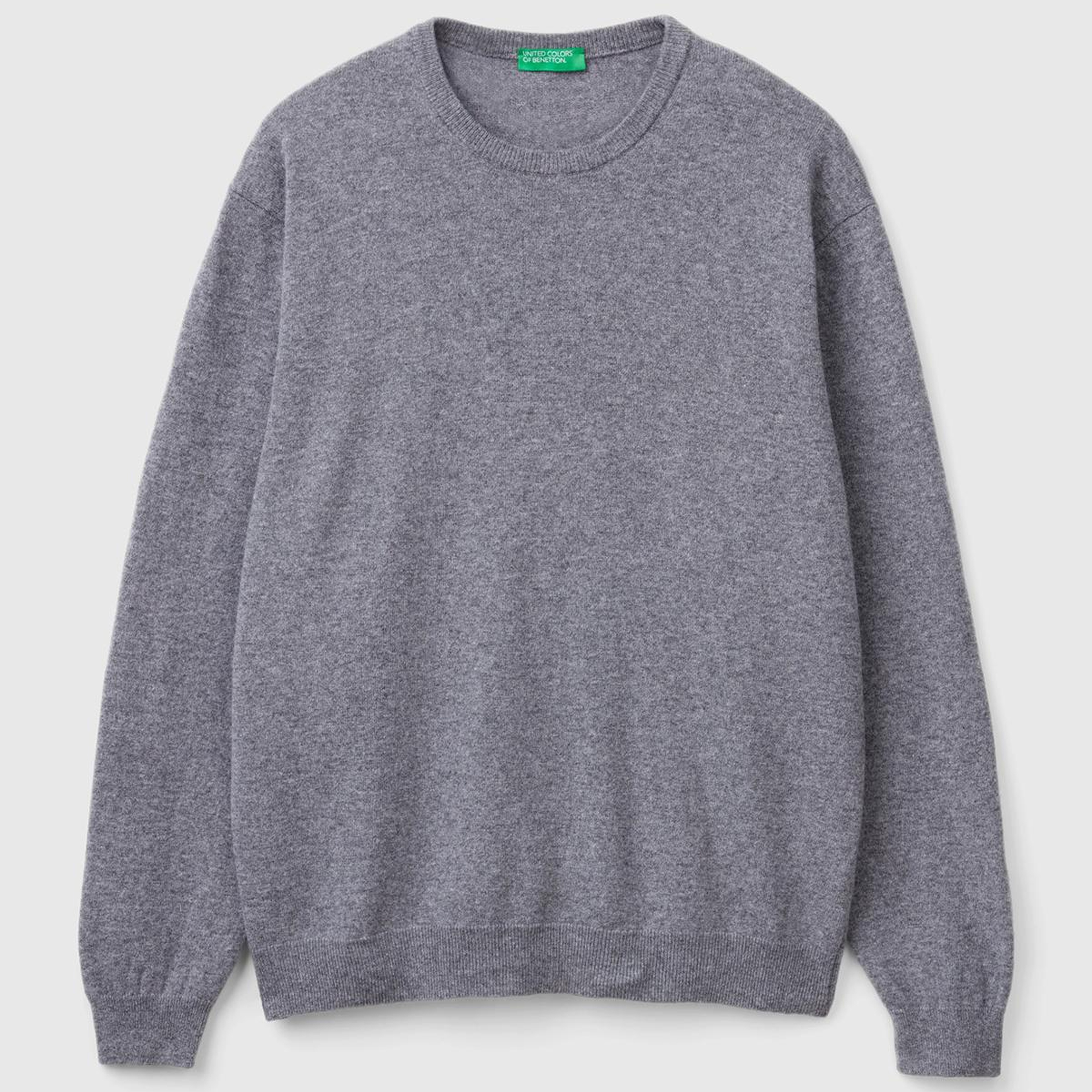 Erkek Antrasit Melanj %100 Merino Bisiklet Yaka Kazak