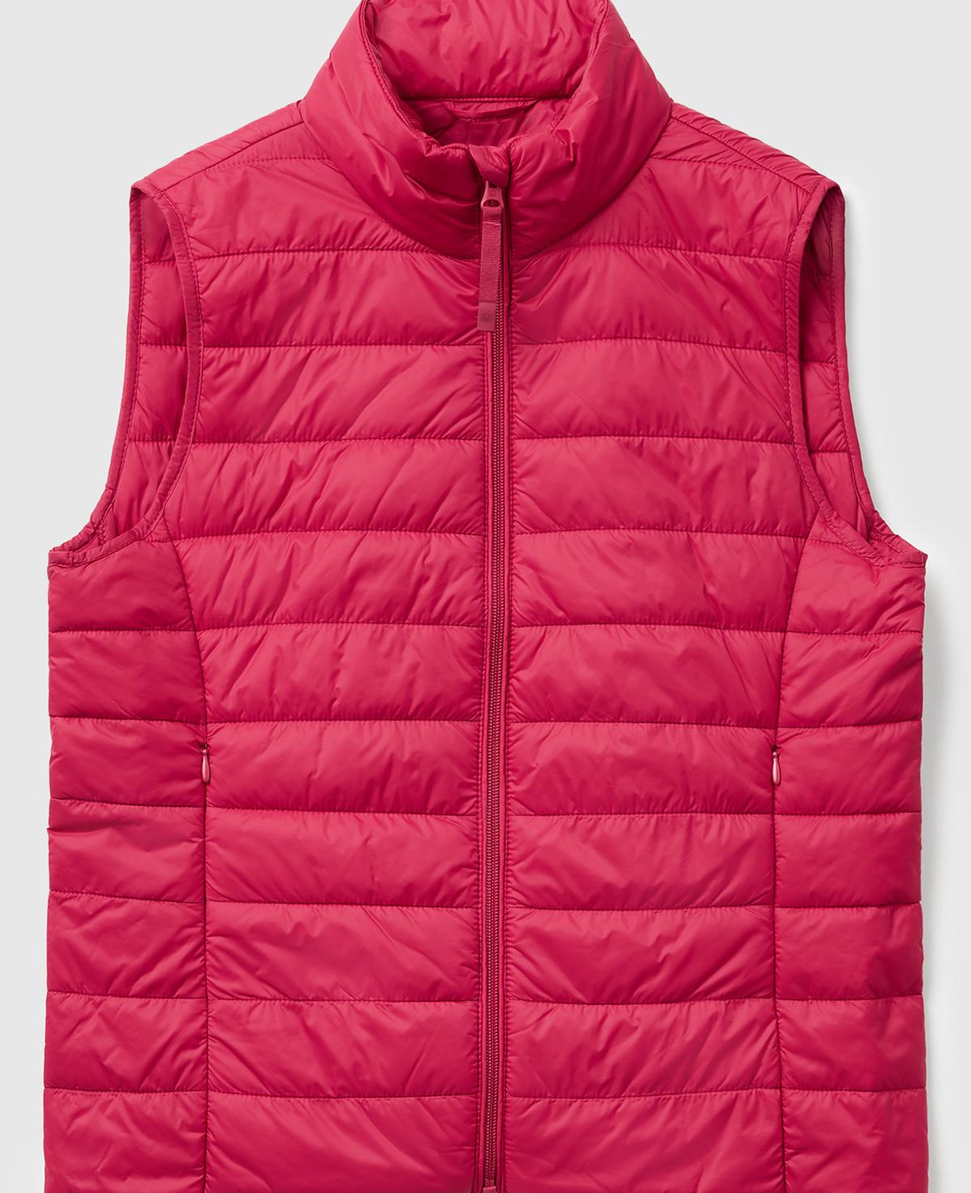 Kadın Fuşya Slim Fit Puffer Yelek