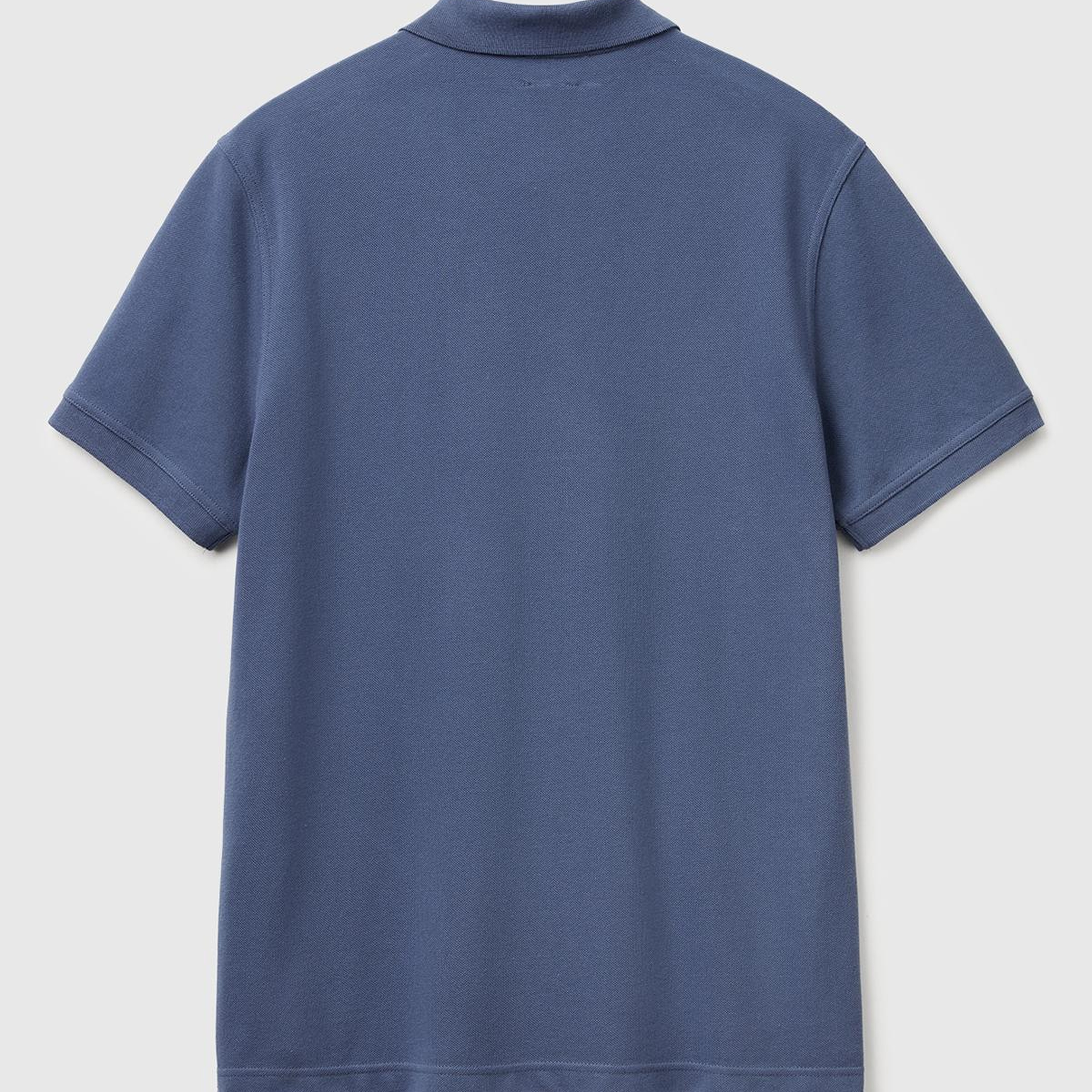 Erkek Havacı Mavi Regular Fit Kısa Kollu Polo T-Shirt