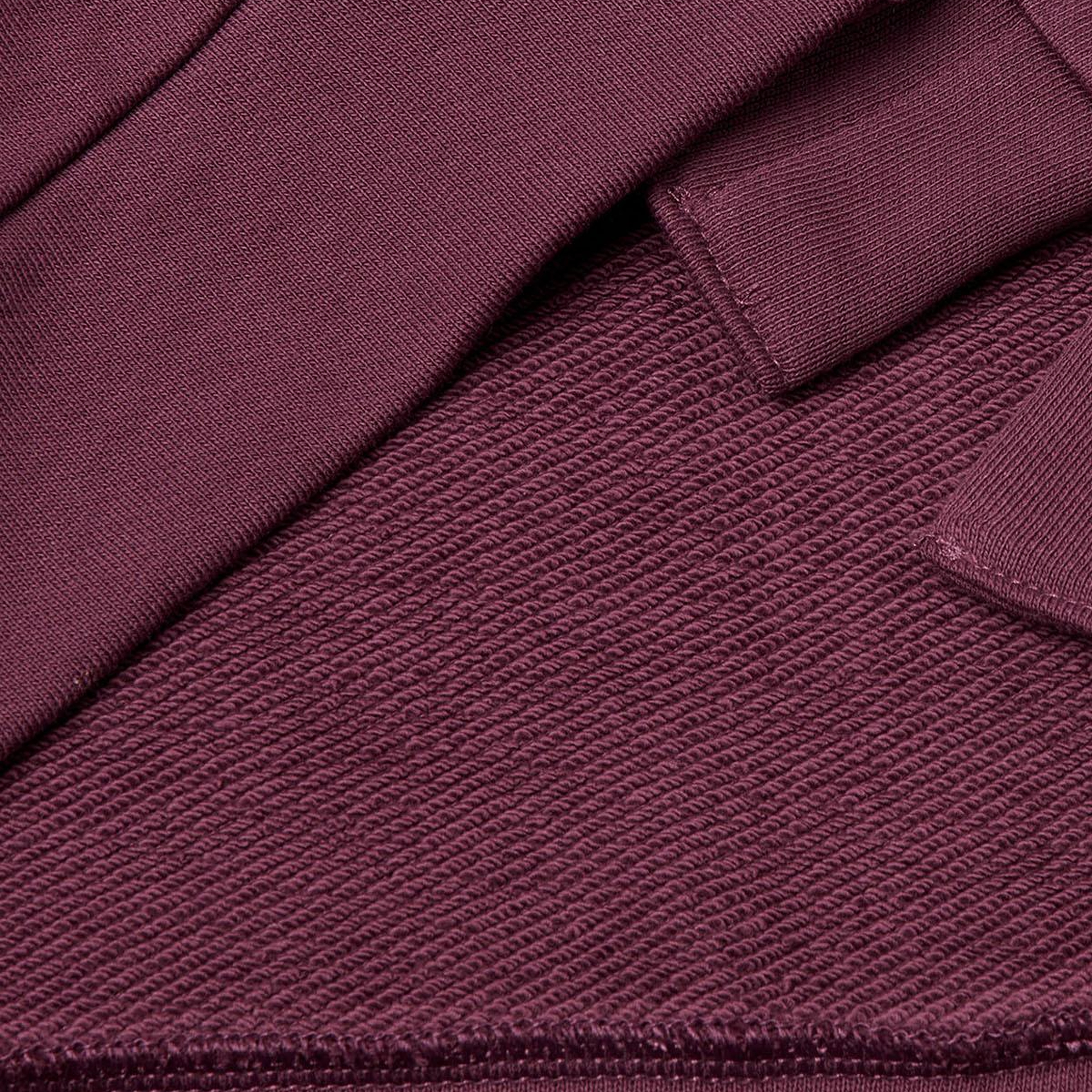 Kadın Mürdüm Logo Baskı Detaylı Kapüşonlu Relax Fit Sweatshirt