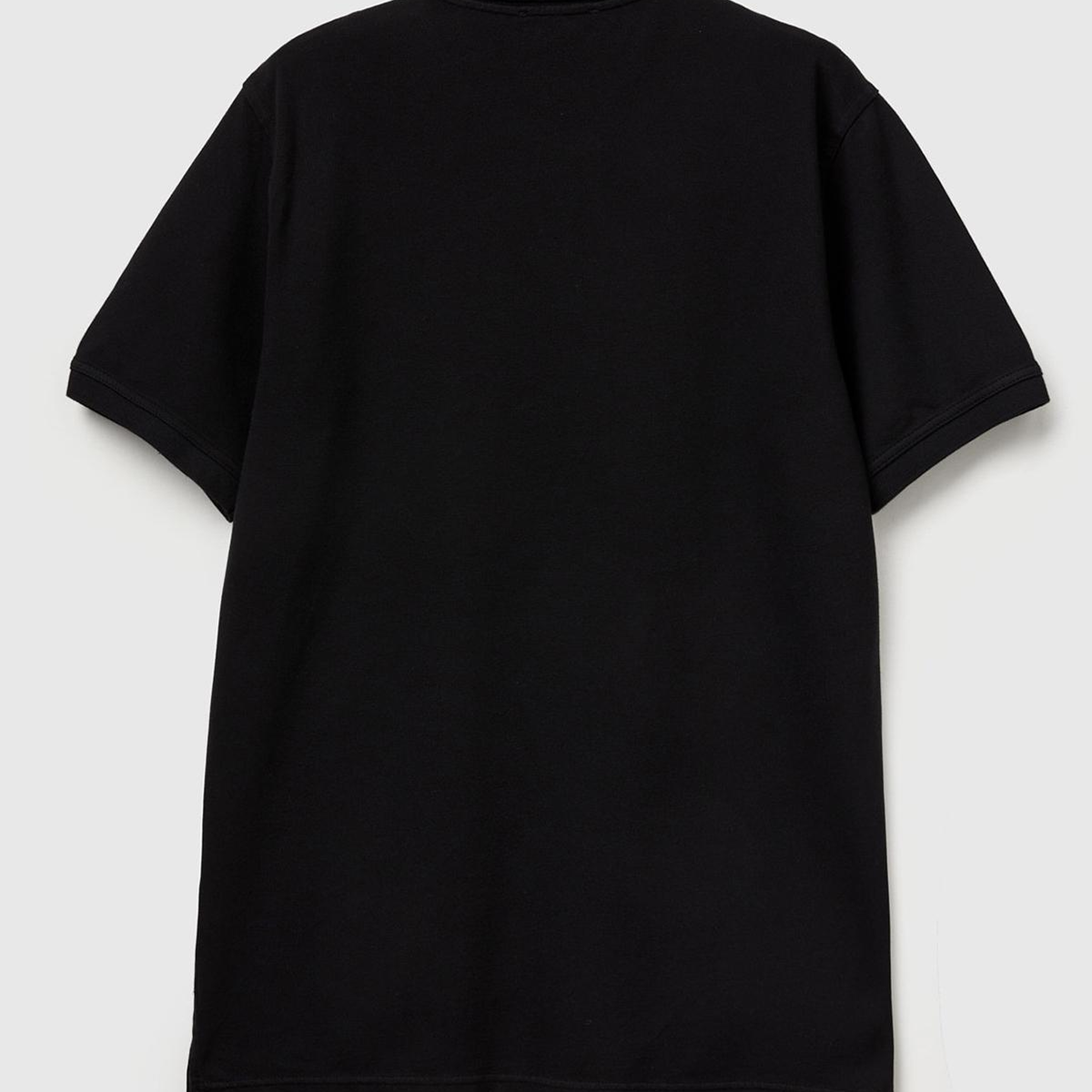 Erkek Siyah %100 Koton Slim Fit Polo T-Shirt