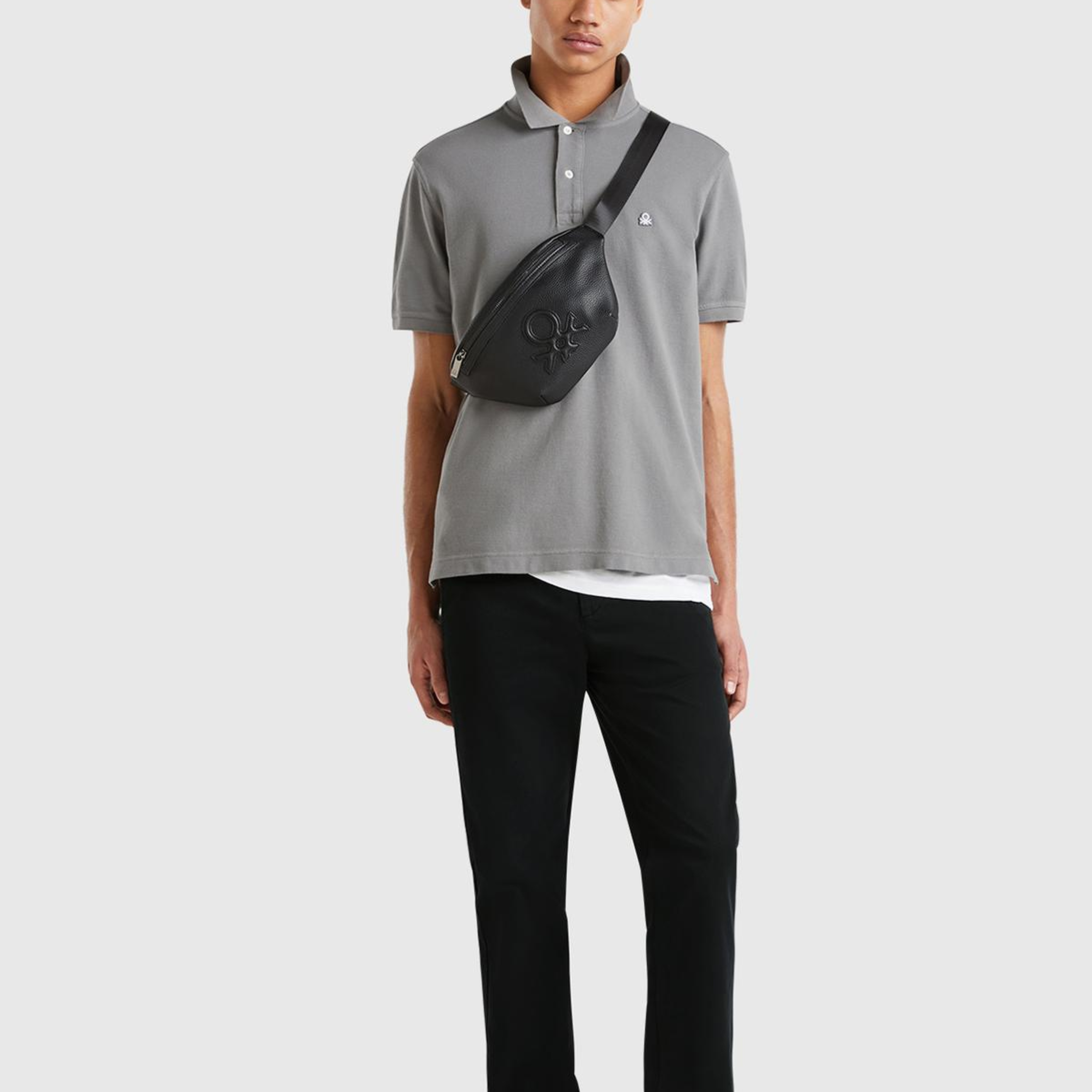 Erkek Siyah Slim Fit Chino Pantolon