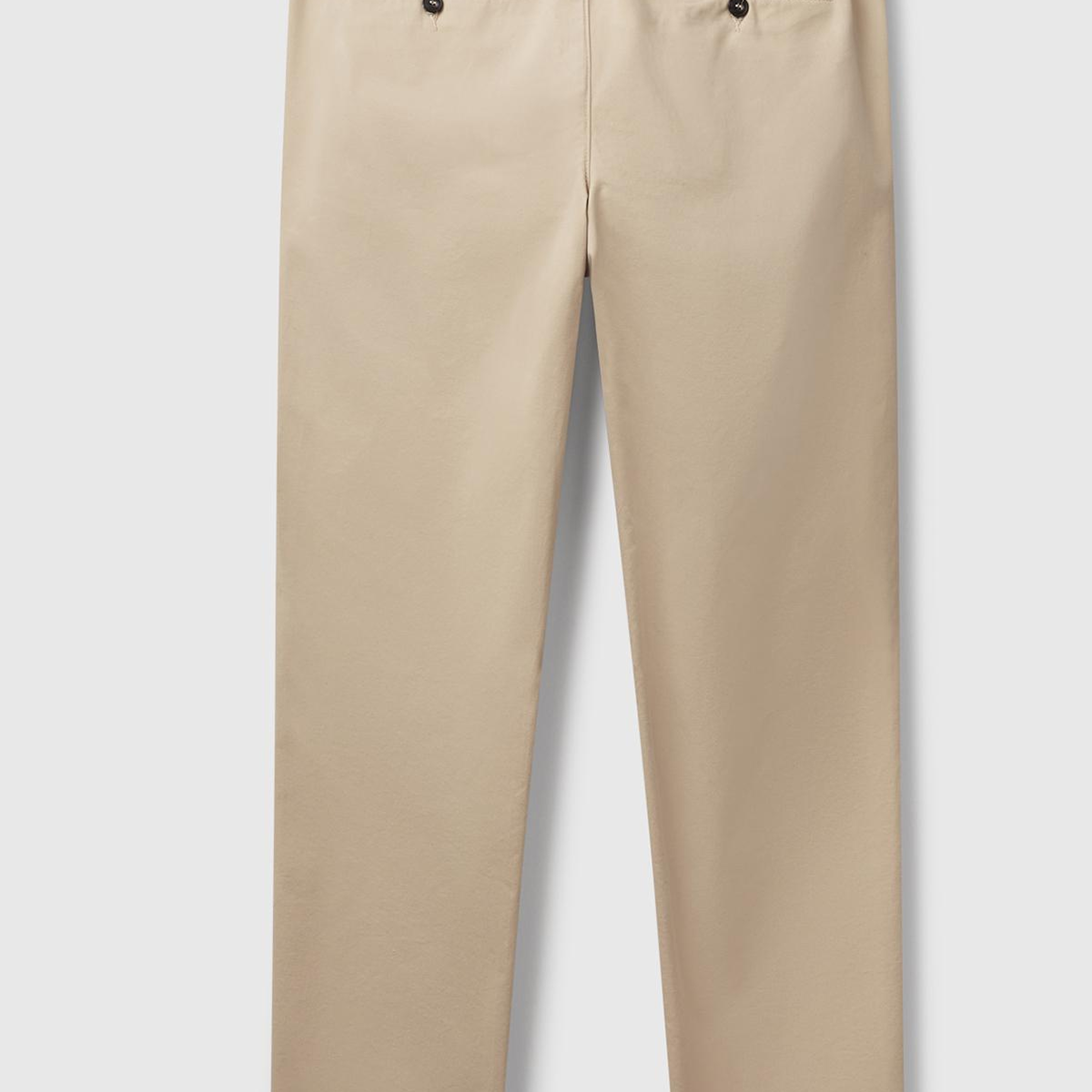 Erkek Bej Slim Fit Chino Pantolon
