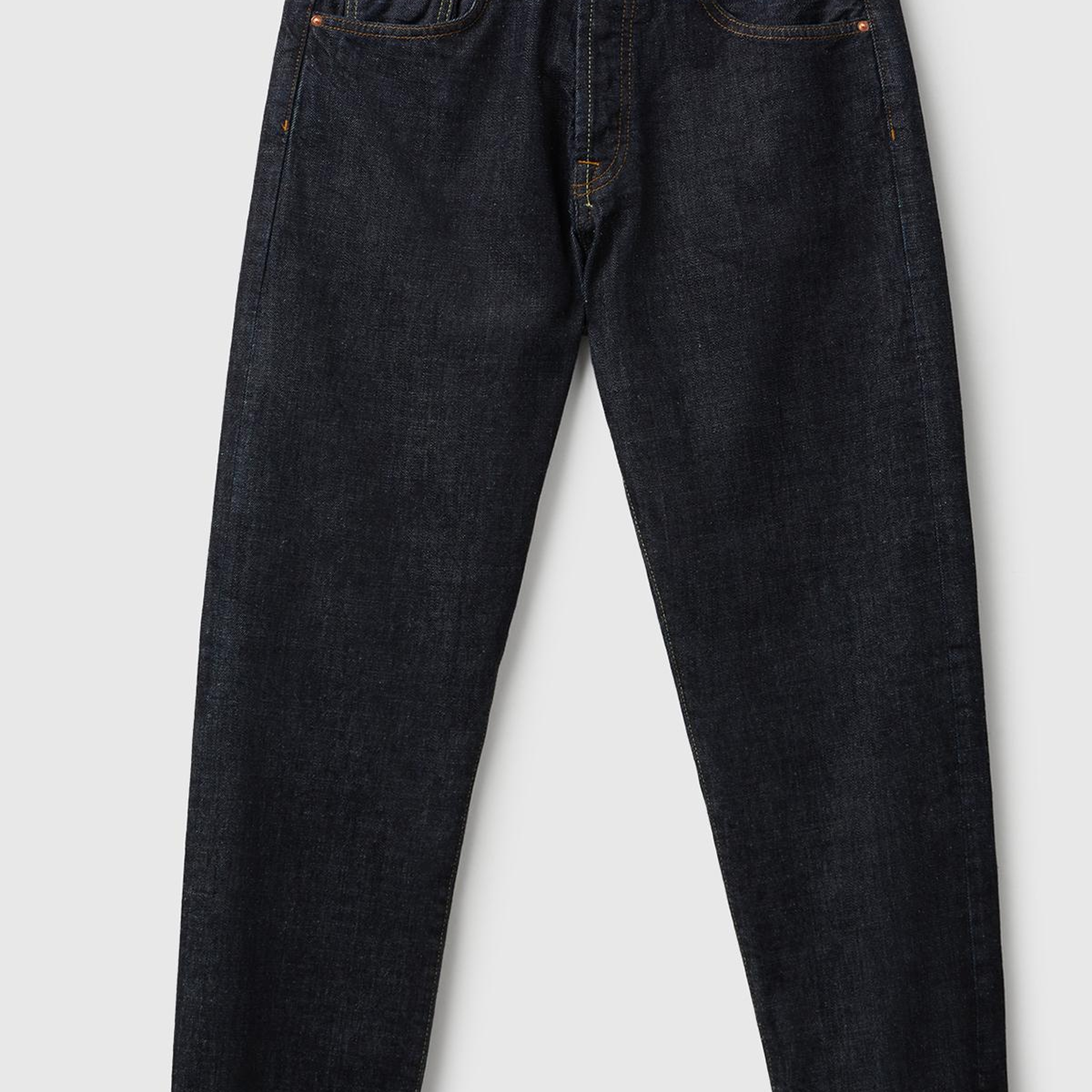 Erkek Antrasit %100 Pamuk Kıvrık Paça Denim Pantolon