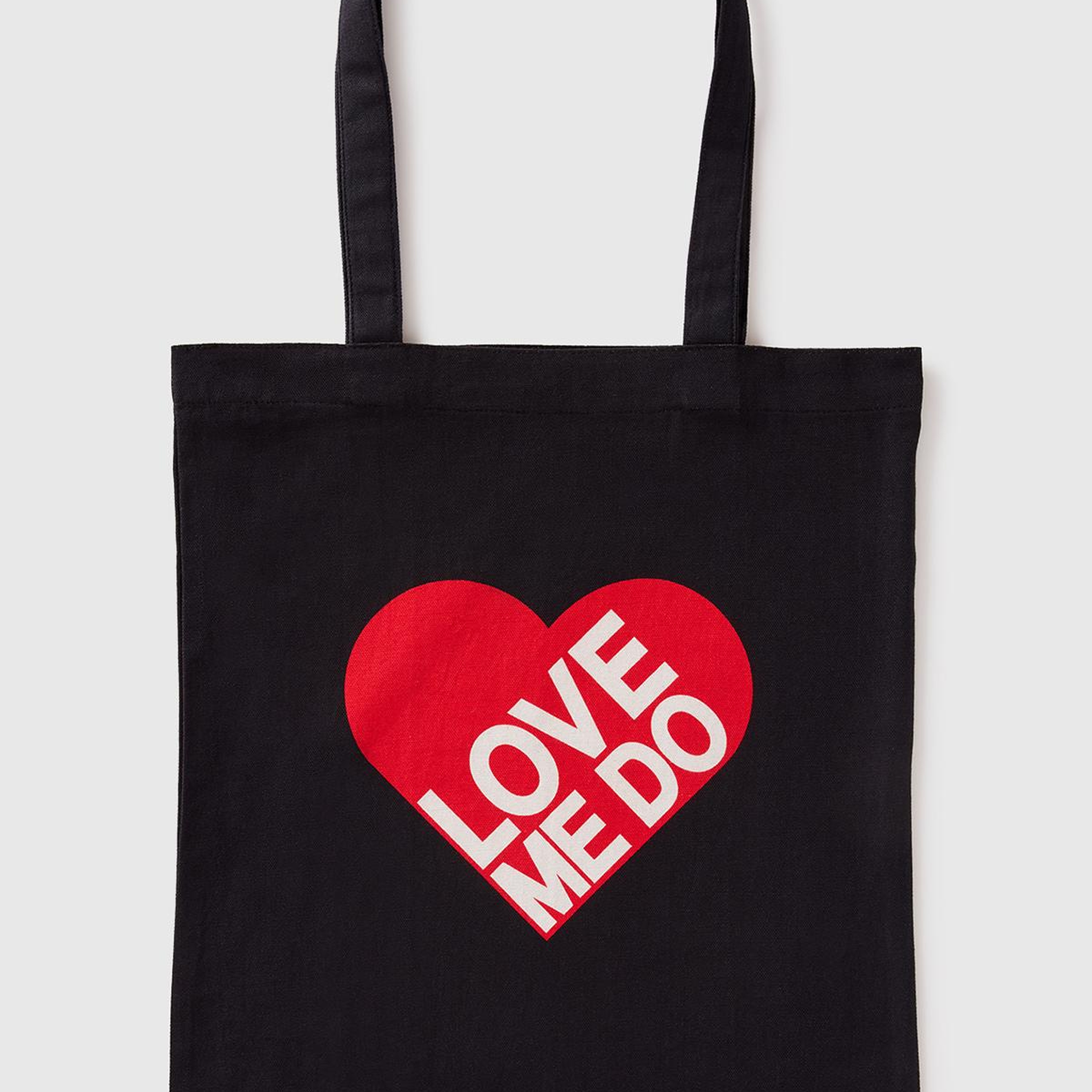 Kadın Siyah %100 Koton The Beatles Tote Çanta