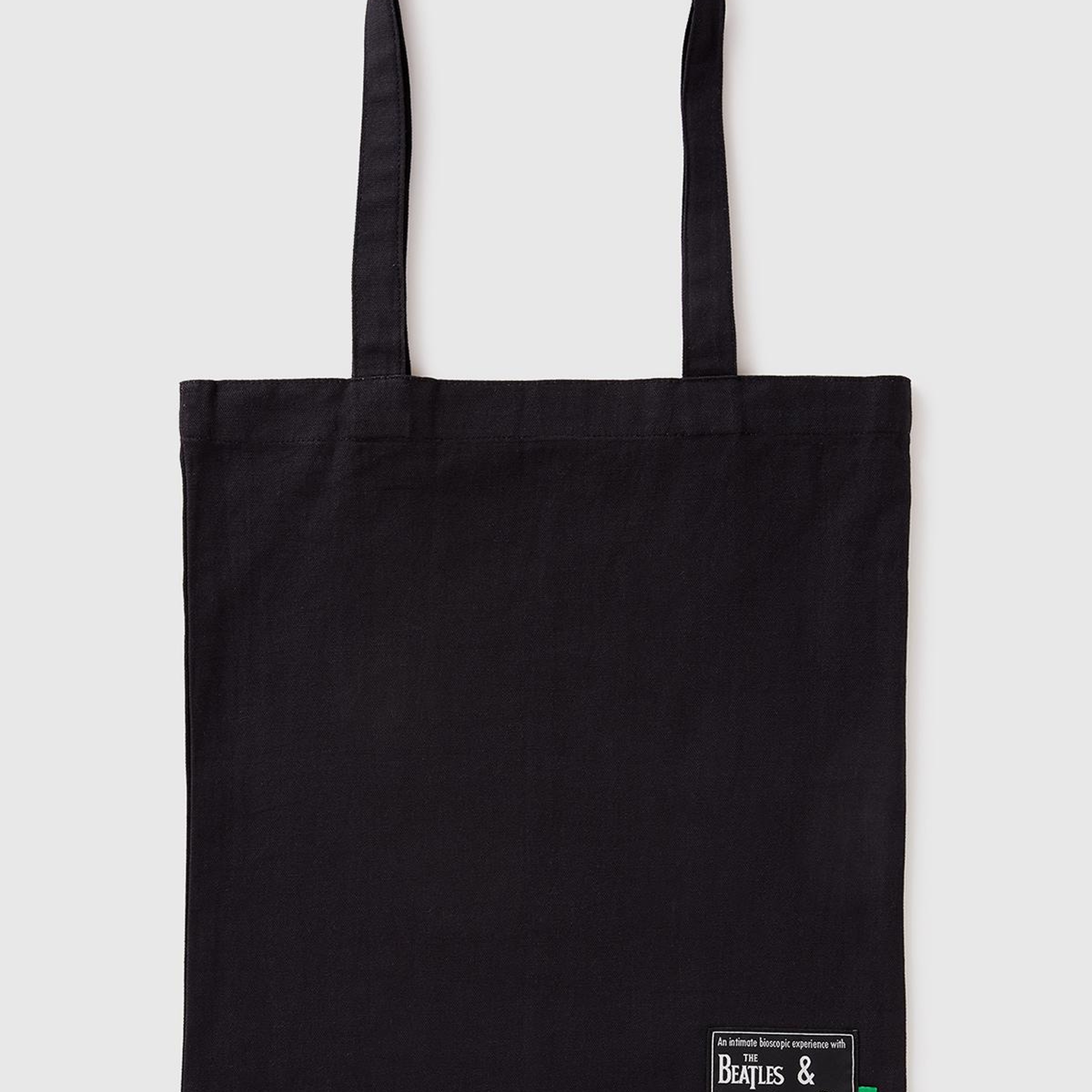 Kadın Siyah %100 Koton The Beatles Tote Çanta