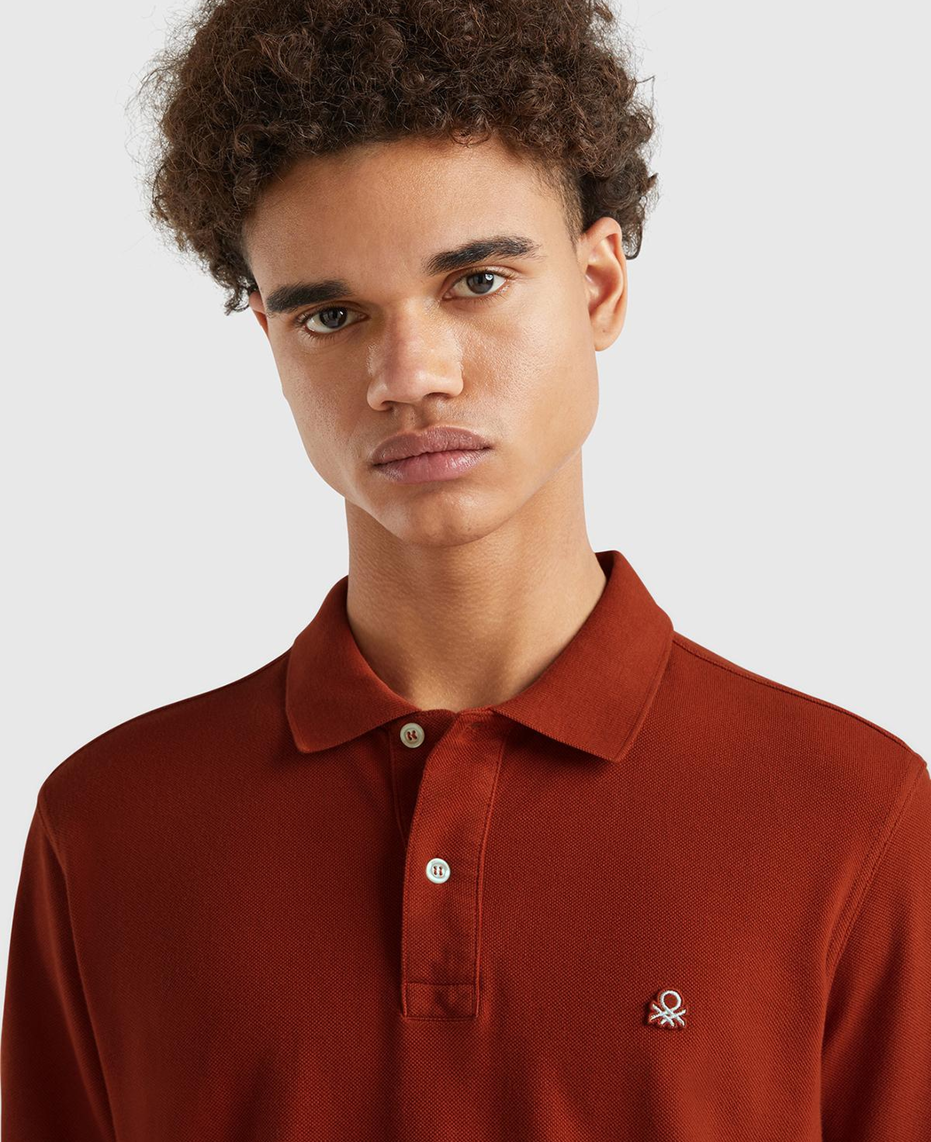 Erkek Koyu Kırmızı Regular Fit Kısa Kollu Polo T-Shirt