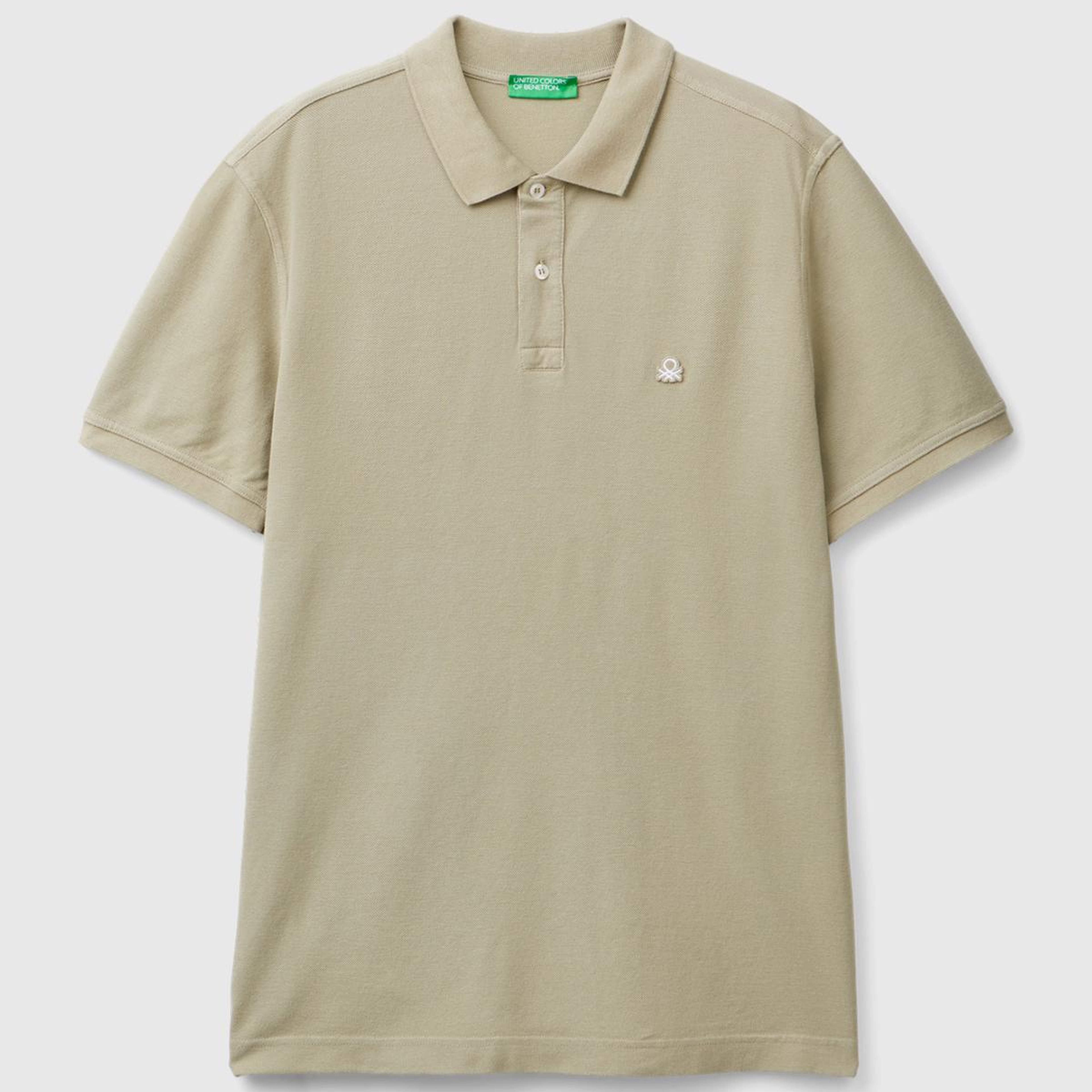 Erkek Bej Regular Fit Kısa Kollu Polo T-Shirt