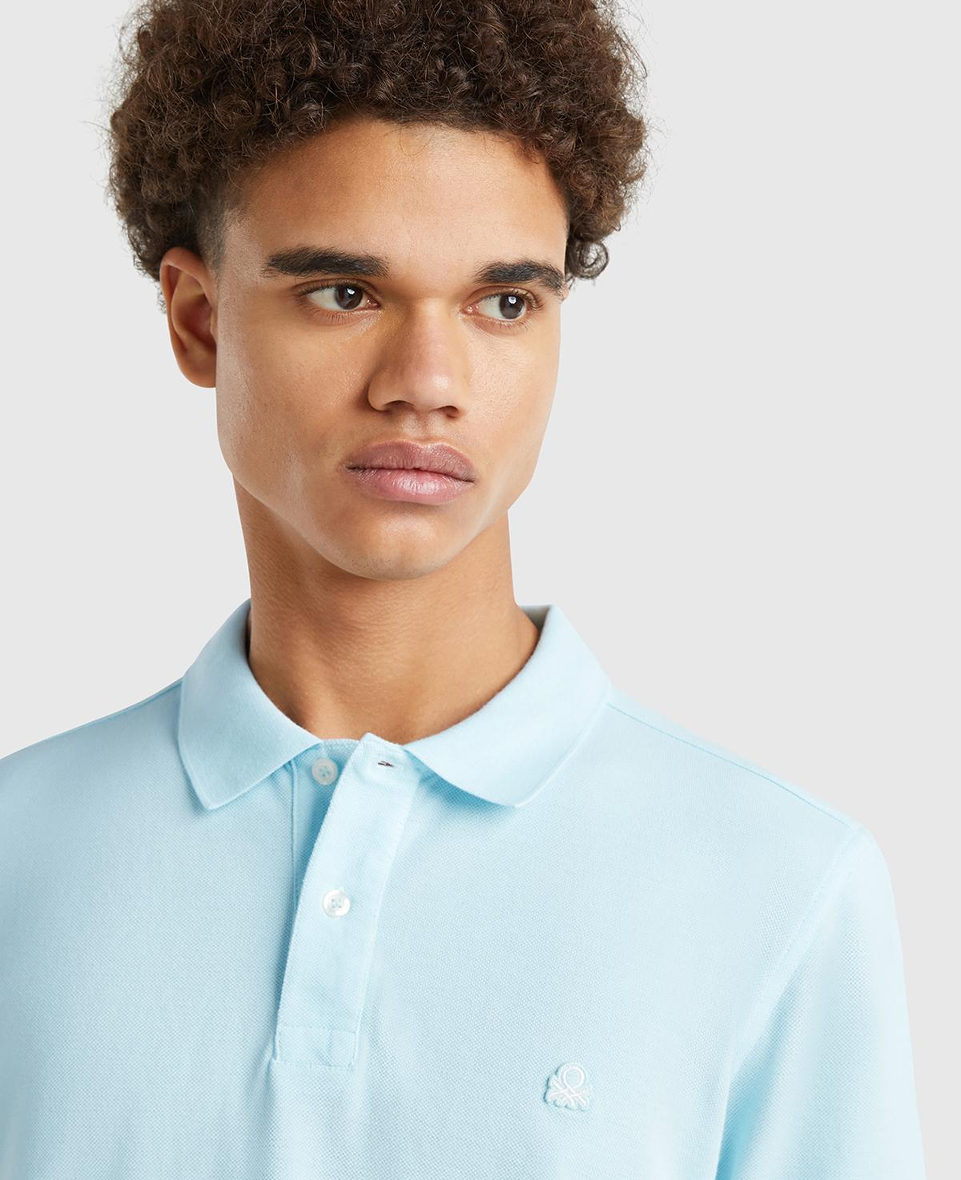 Erkek Turkuaz Regular Fit Kısa Kollu Polo T-Shirt