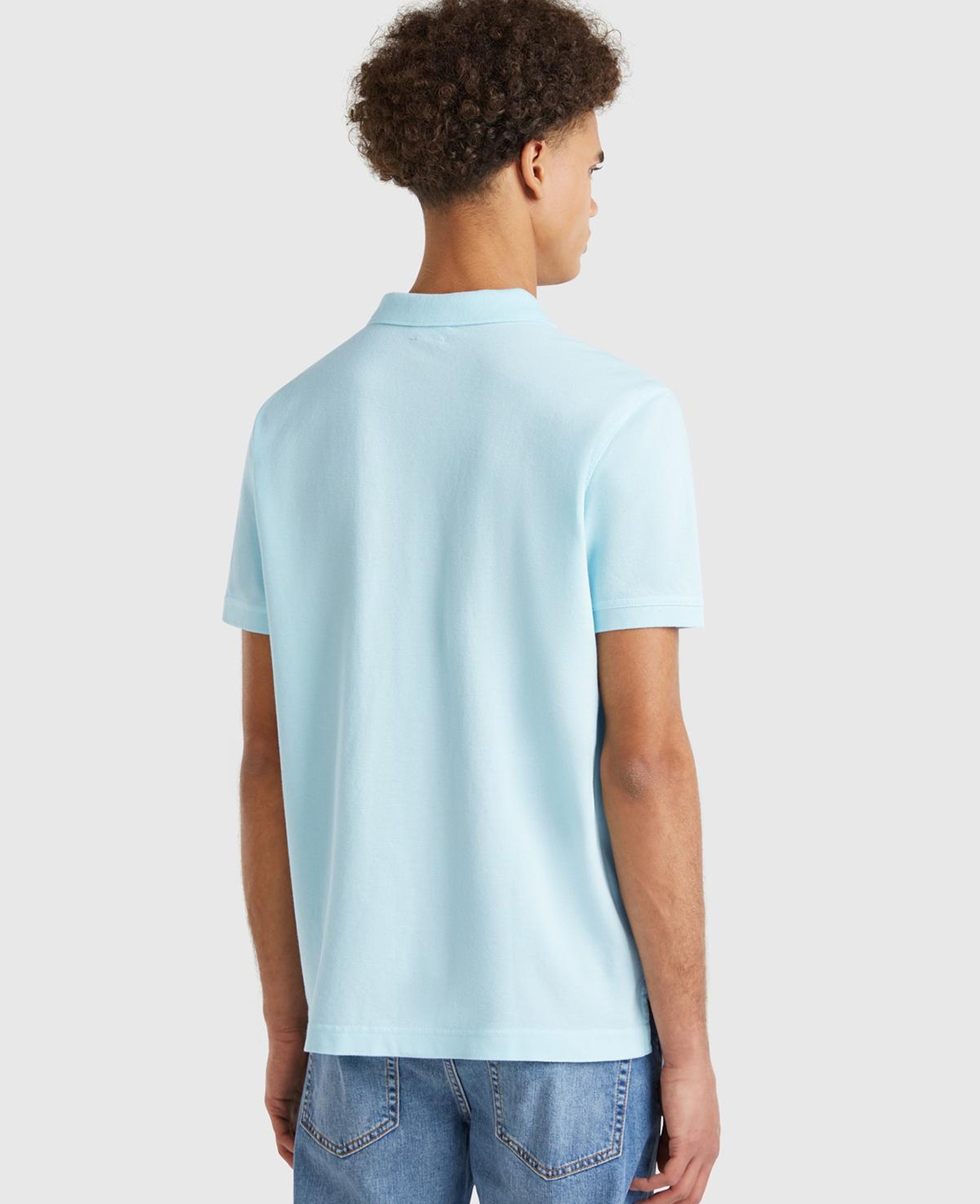 Erkek Turkuaz Regular Fit Kısa Kollu Polo T-Shirt