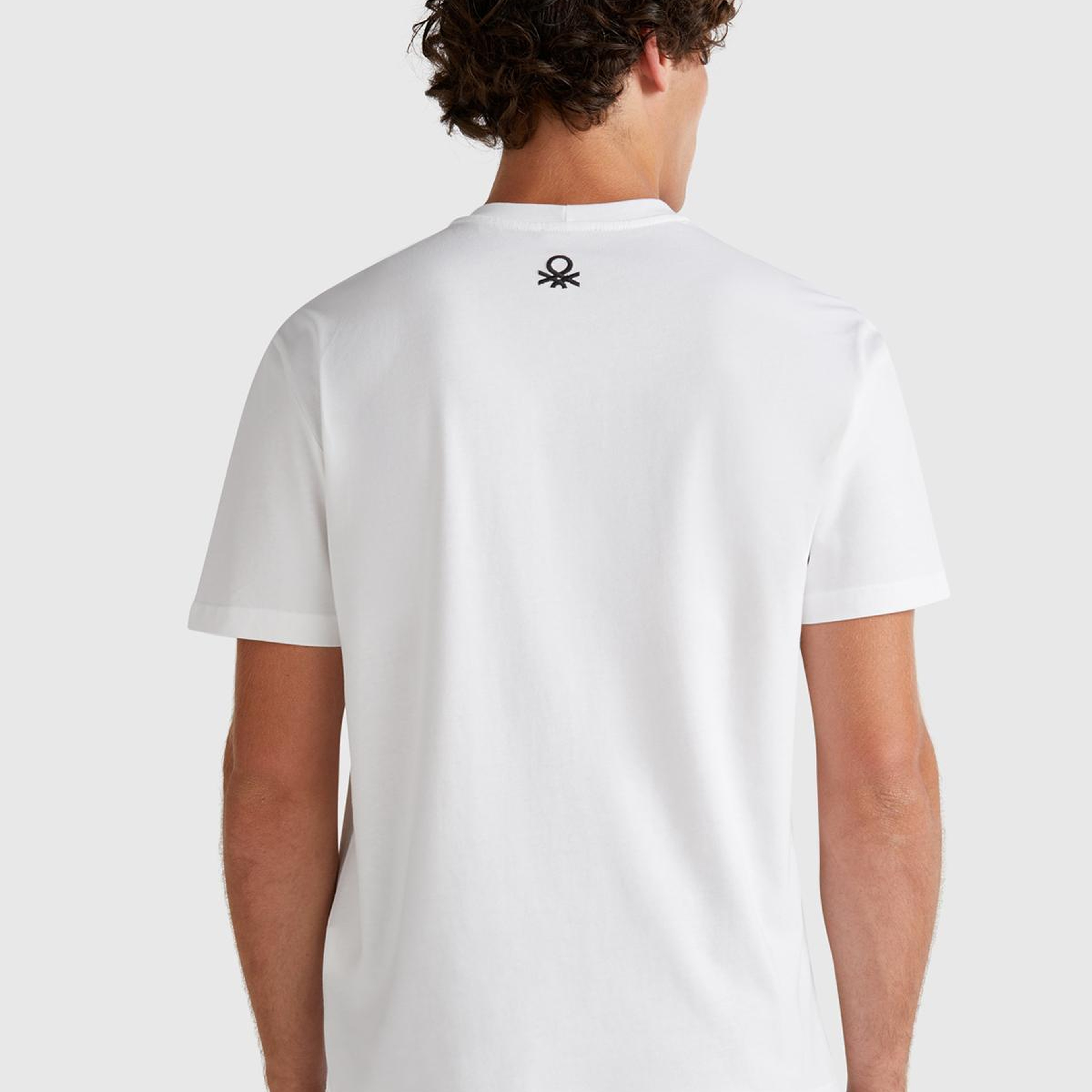 Unisex Beyaz Mix %100 Koton Oliviero Toscani Fotoğraf Baskılı T-Shirt