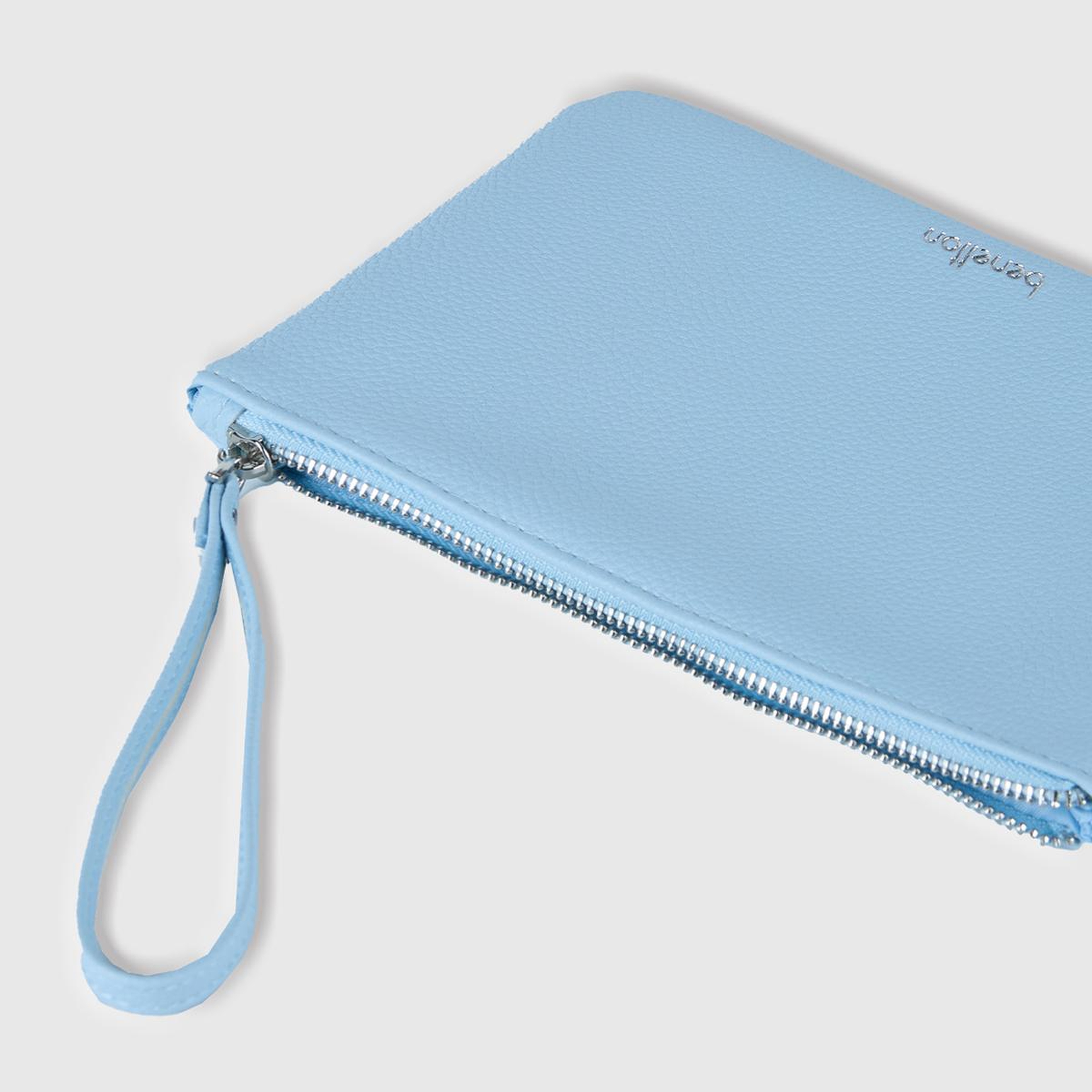 Unisex Açık Mavi Clutch Çanta
