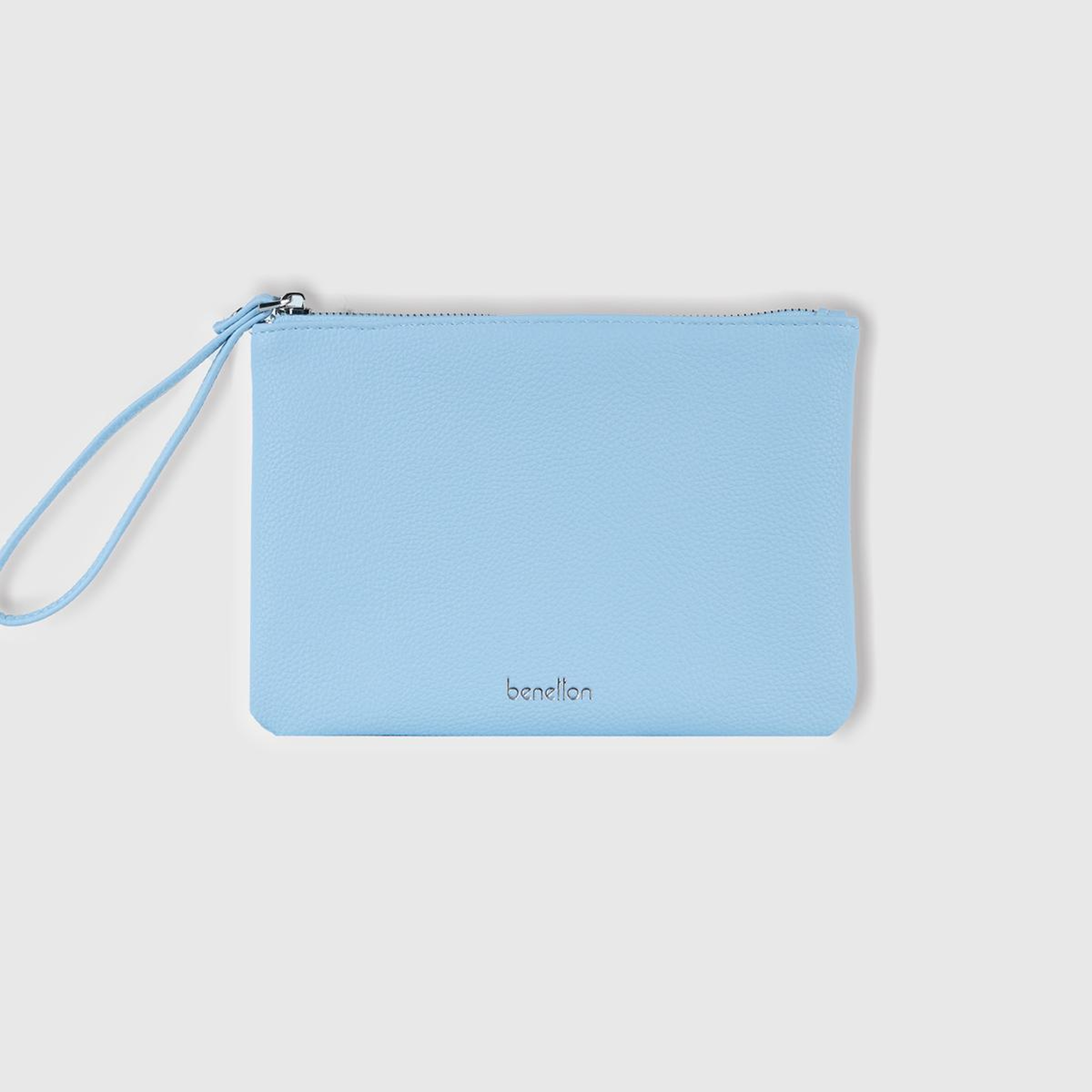 Unisex Açık Mavi Clutch Çanta