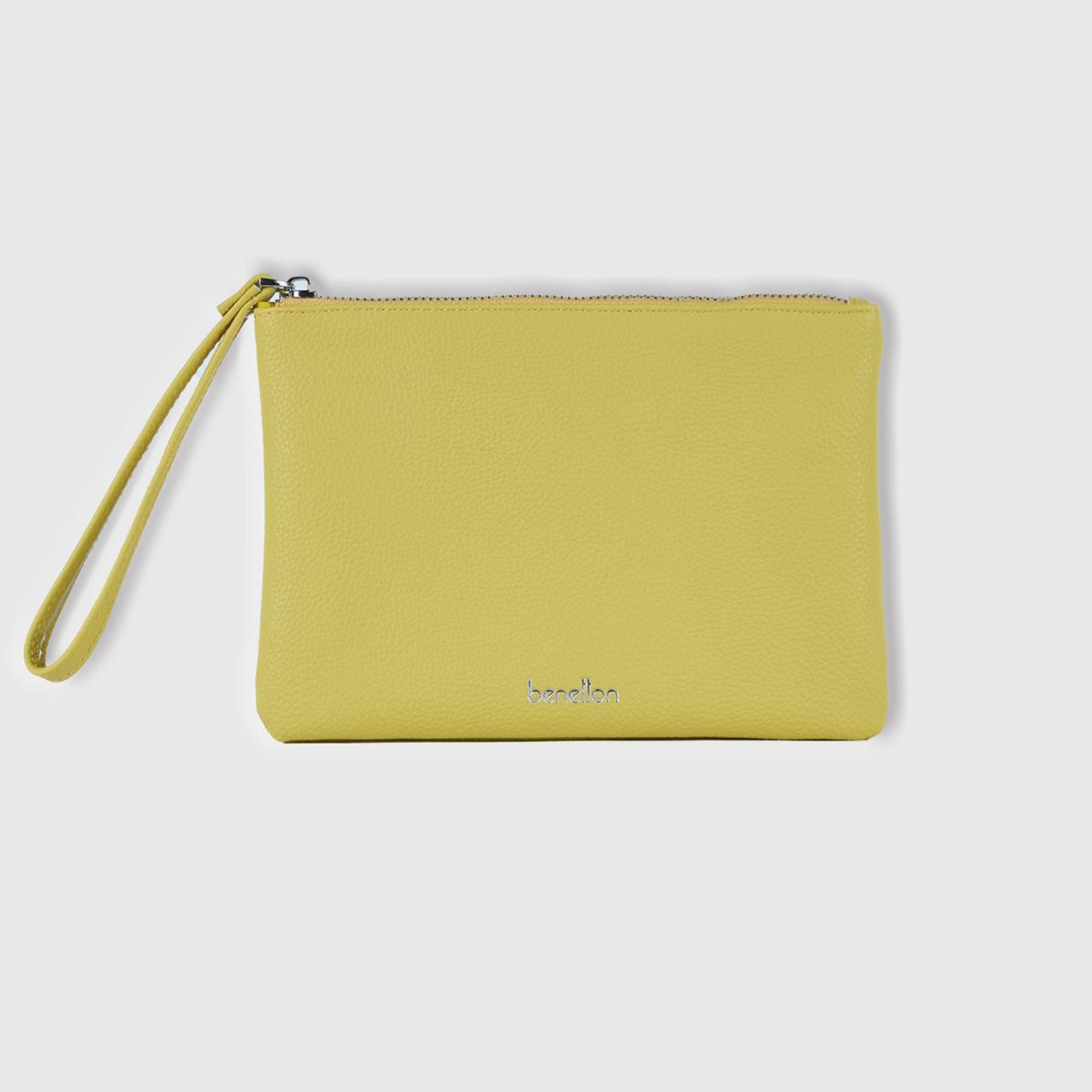 Unisex Sarı Clutch Çanta