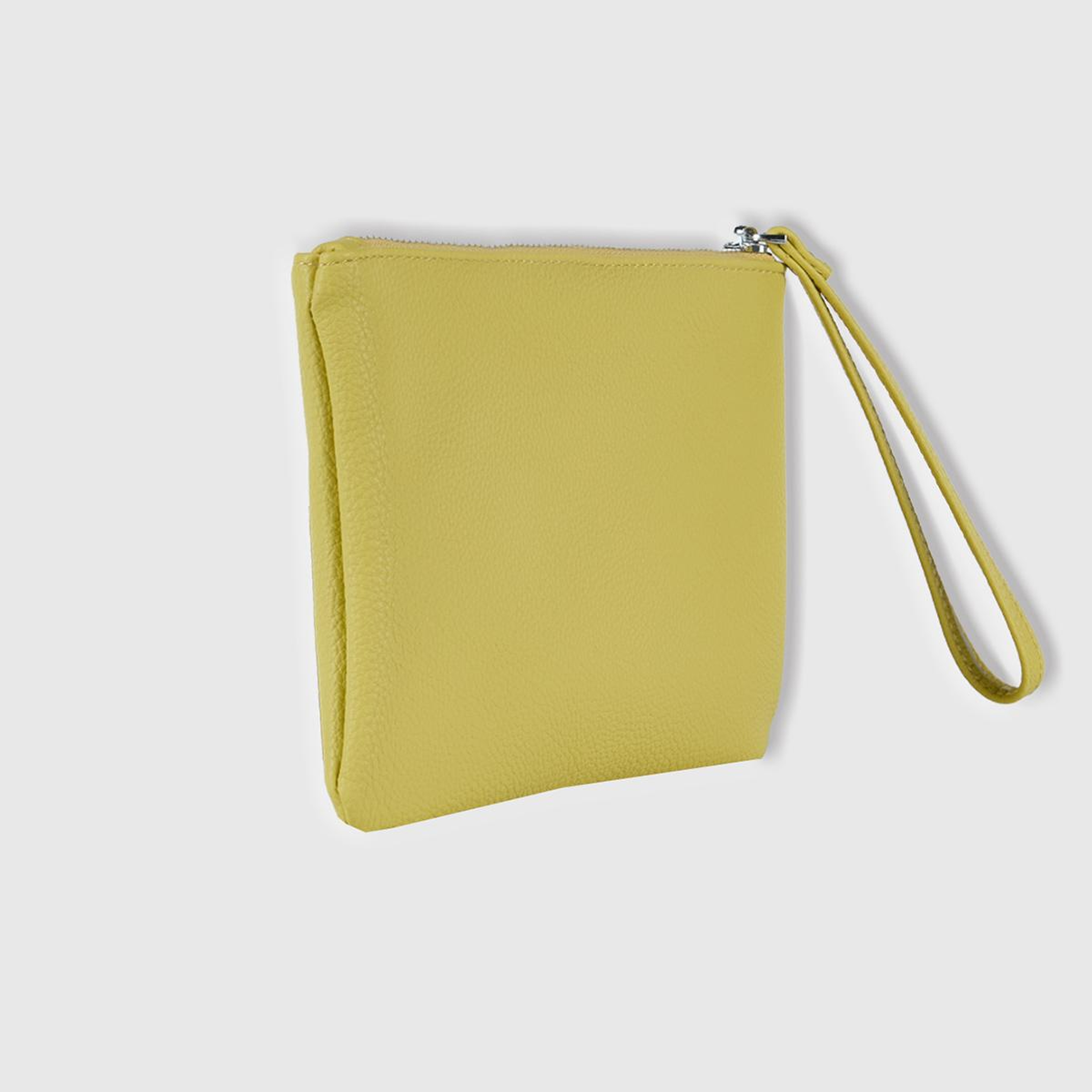 Unisex Sarı Clutch Çanta