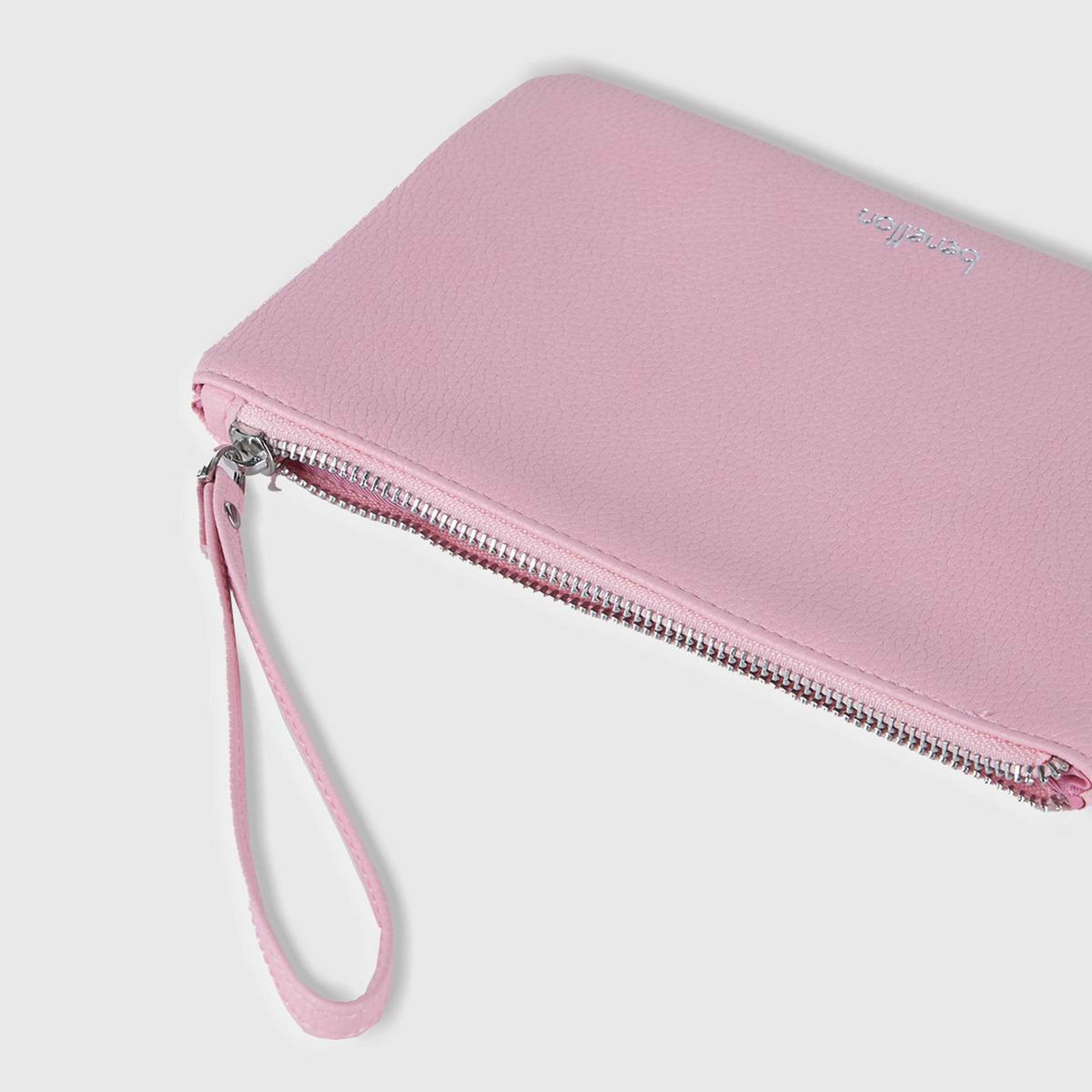 Unisex Pembe Clutch Çanta