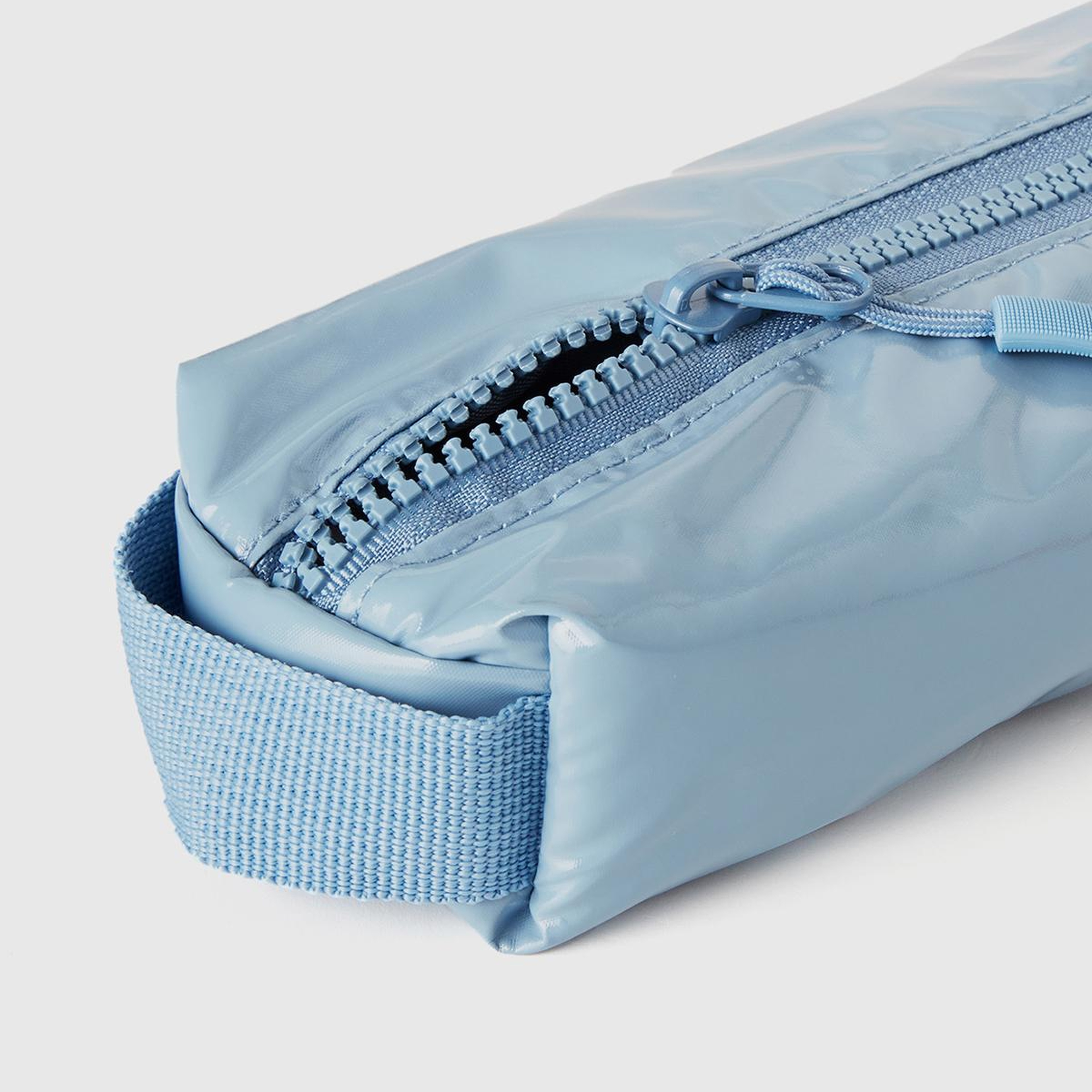 Unisex Mavi Parlak Kalemlik