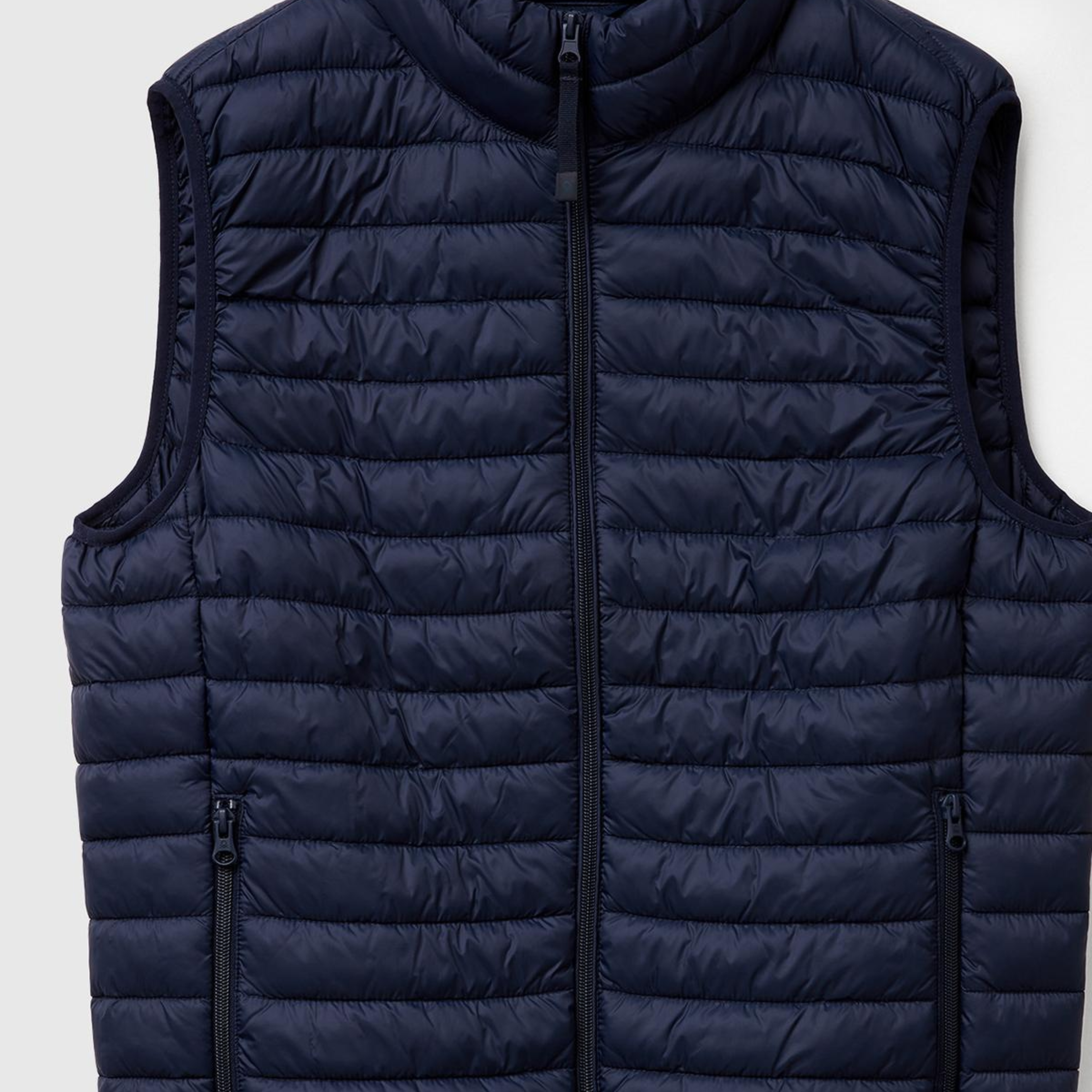 Erkek Lacivert Polyester Dolgulu Regular Fit Yelek