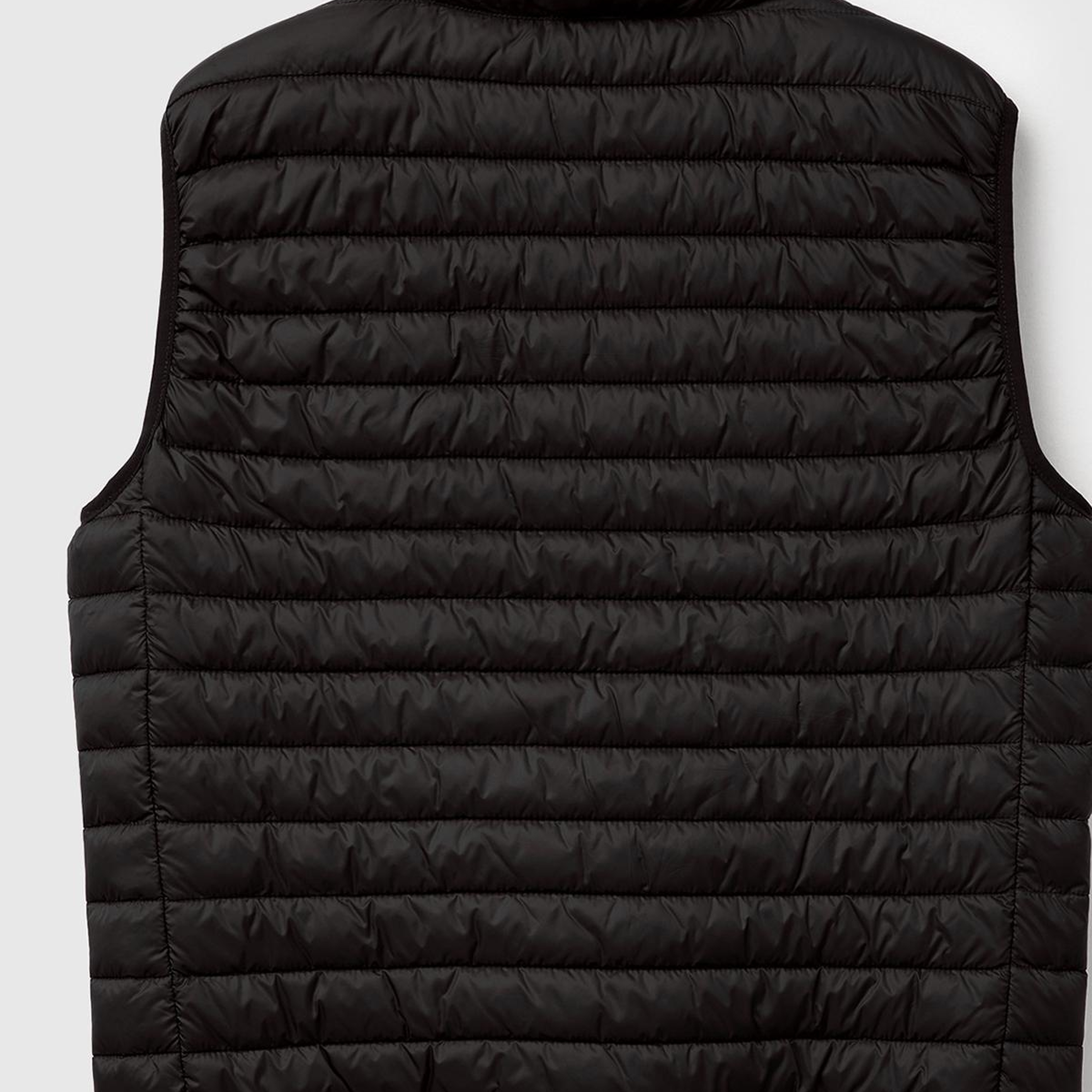 Erkek Siyah Polyester Dolgulu Regular Fit Yelek