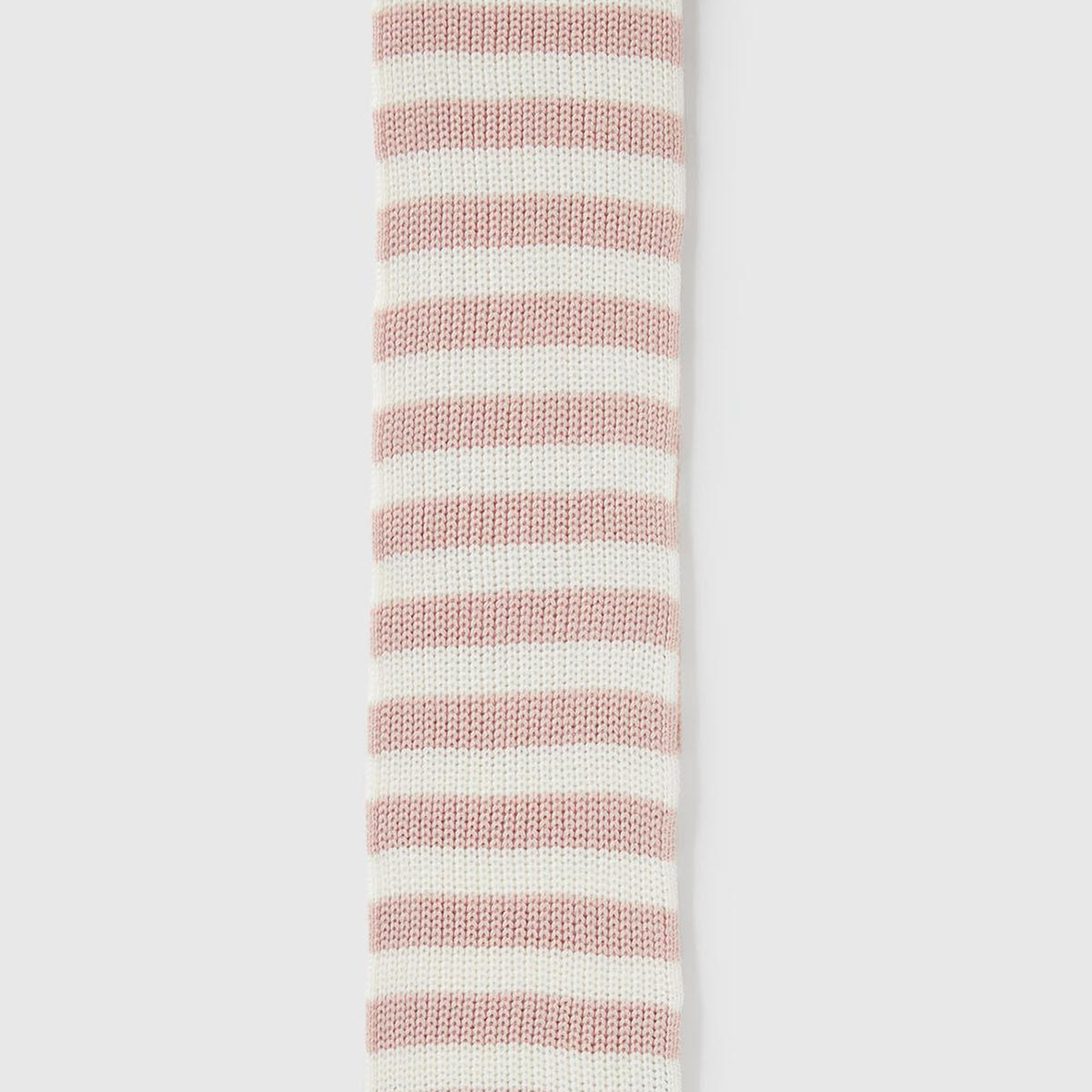 Erkek Çocuk Toz Pembe Logo Etiketi Detaylı Renk Bloklu Atkı