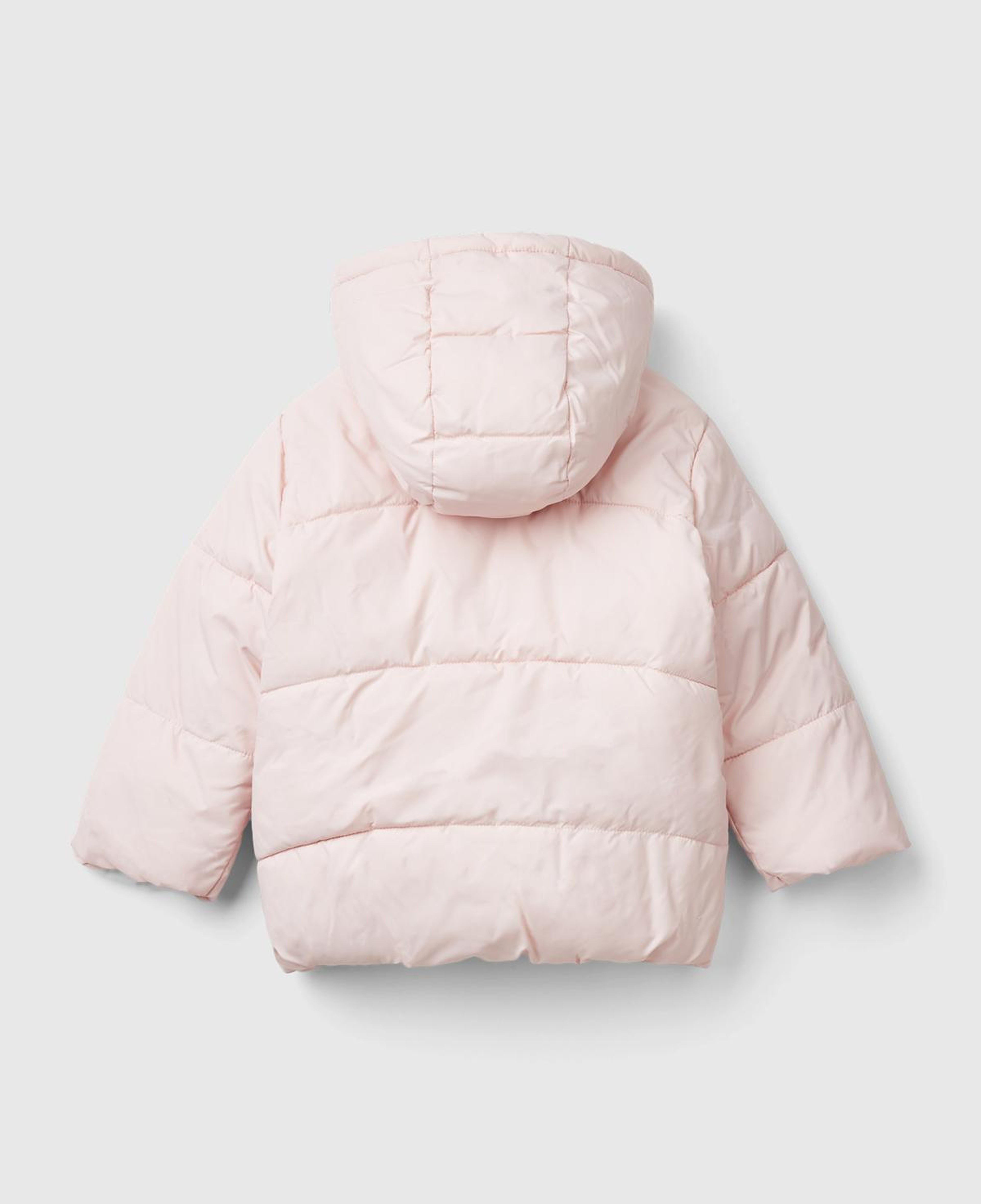 Kız Çocuk Toz Pembe İçi Kürklü Mont
