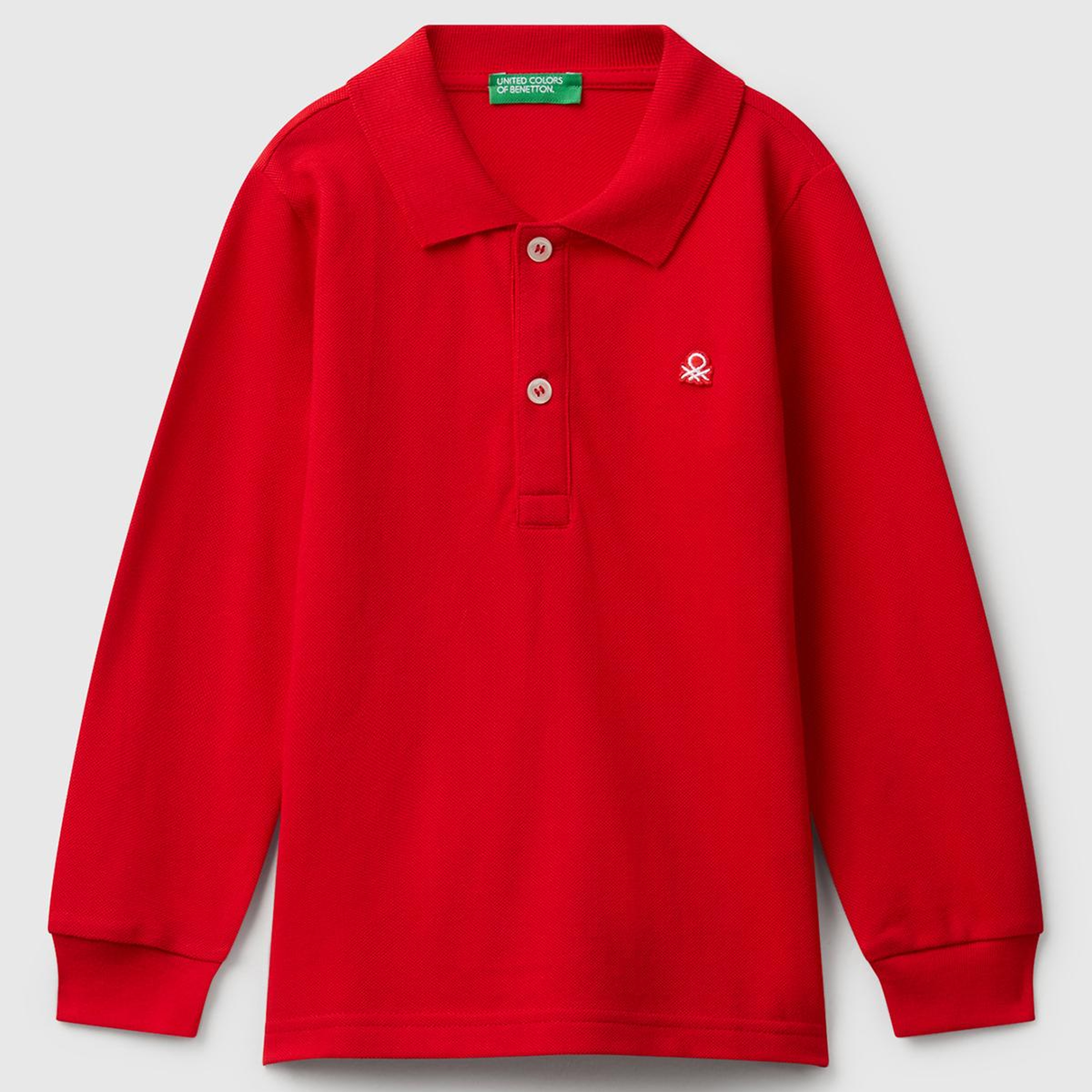 Erkek Çocuk Kırmızı Logolu Polo T-Shirt