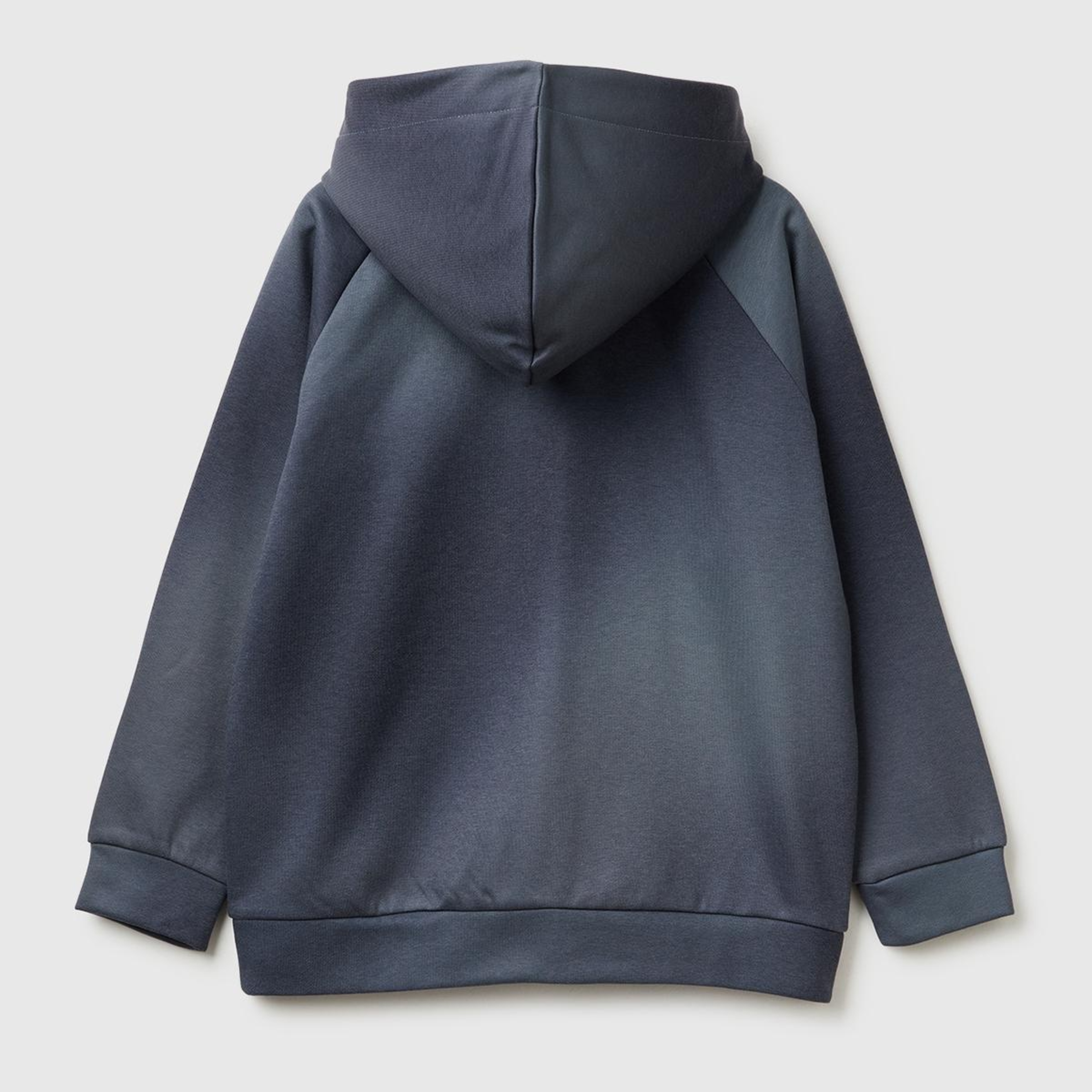 Erkek Çocuk Bej-Siyah Gölge Efektli Kişiselleştirilmiş Etiketli Sweatshirt