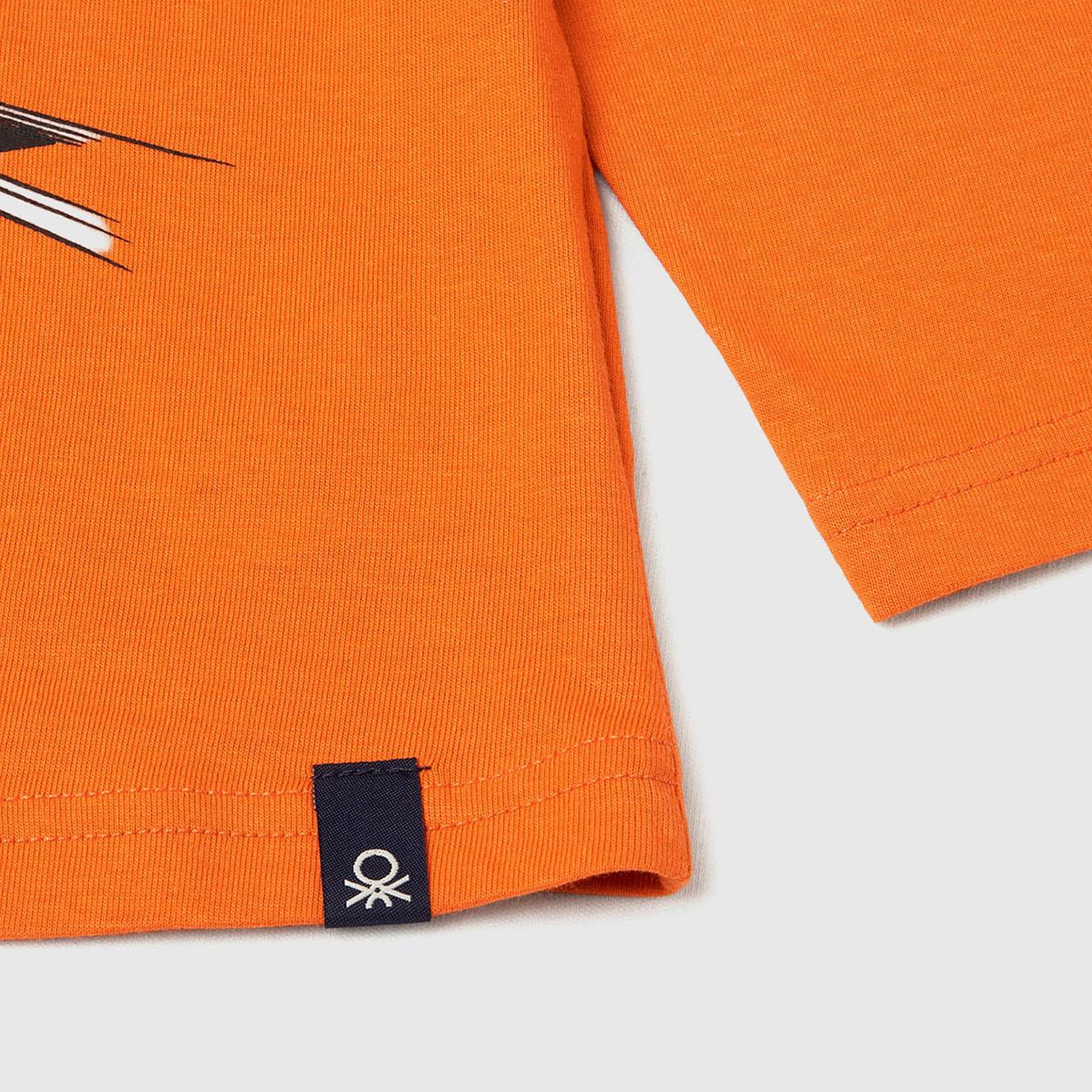 Erkek Çocuk Turuncu Önü ve Arkası Çok Renkli Batwheels Baskılı Logo Etiketli T-shirt