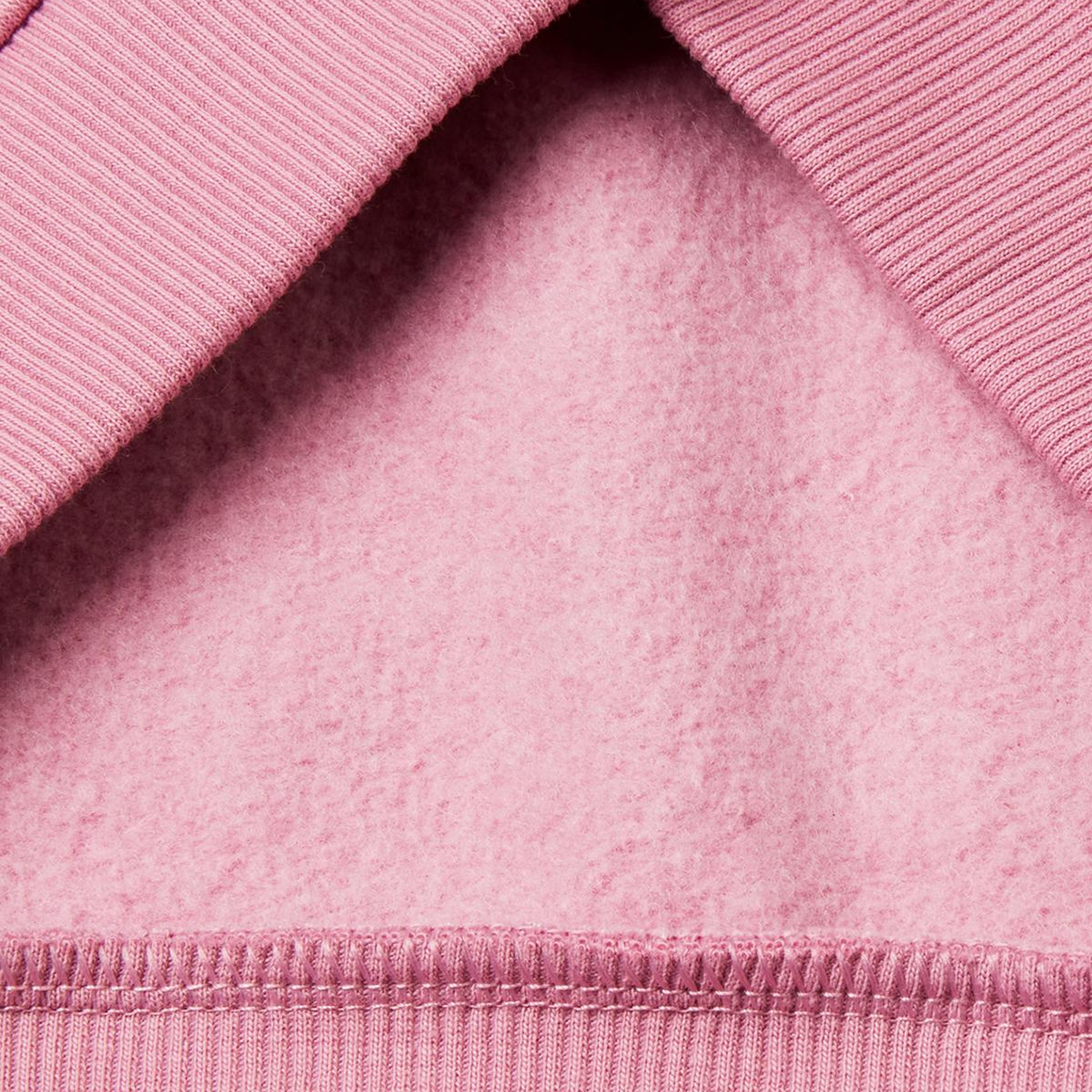 Kız Çocuk Gül Kurusu Payet İşlemeli Nervürlü Regular Fit Kapüşonlu Şardonlu Sweatshirt