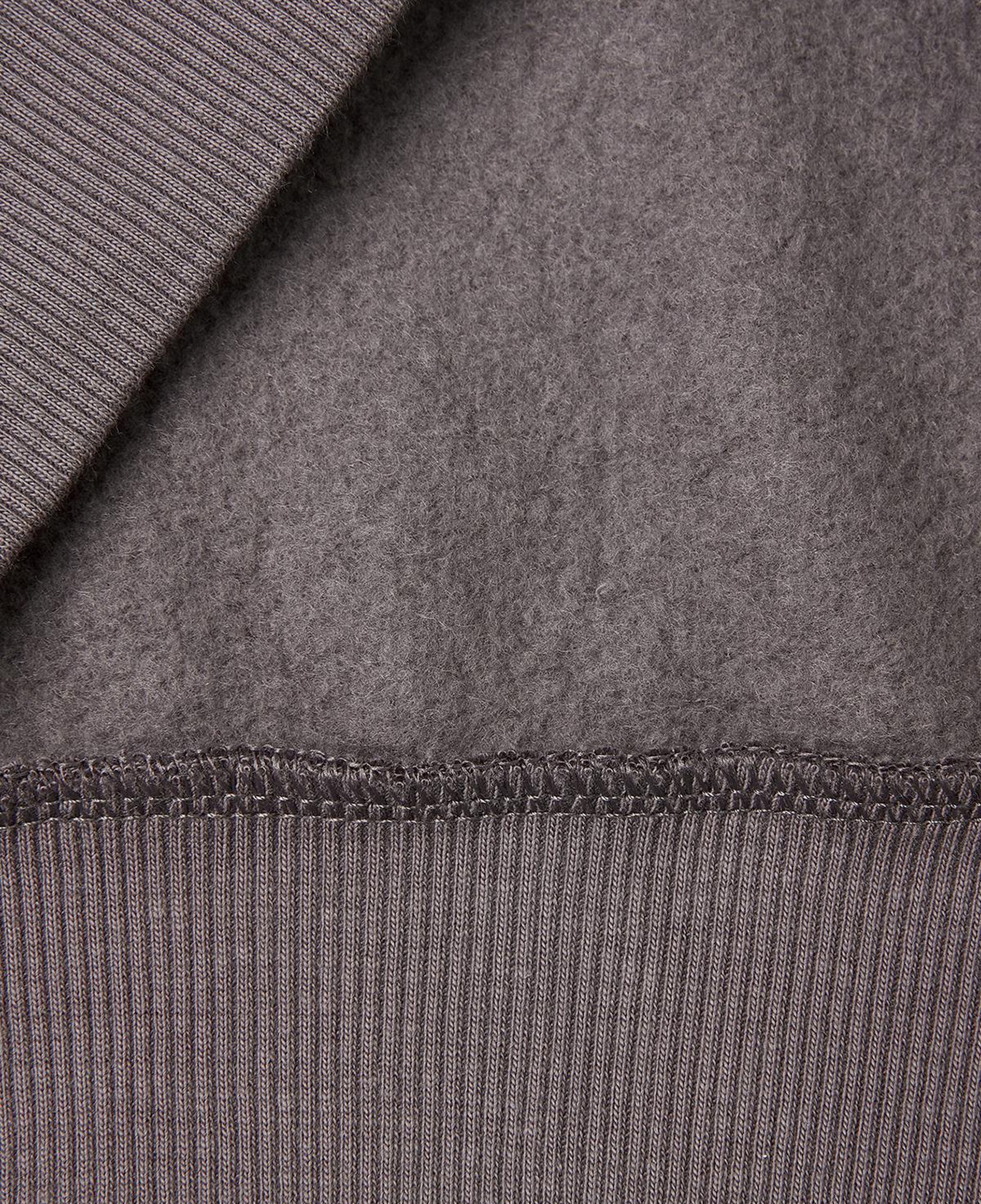 Kız Çocuk Koyu Kahverengi Önü Payetli Logolu Cepli Kapüşonlu Şardonlu Sweatshirt