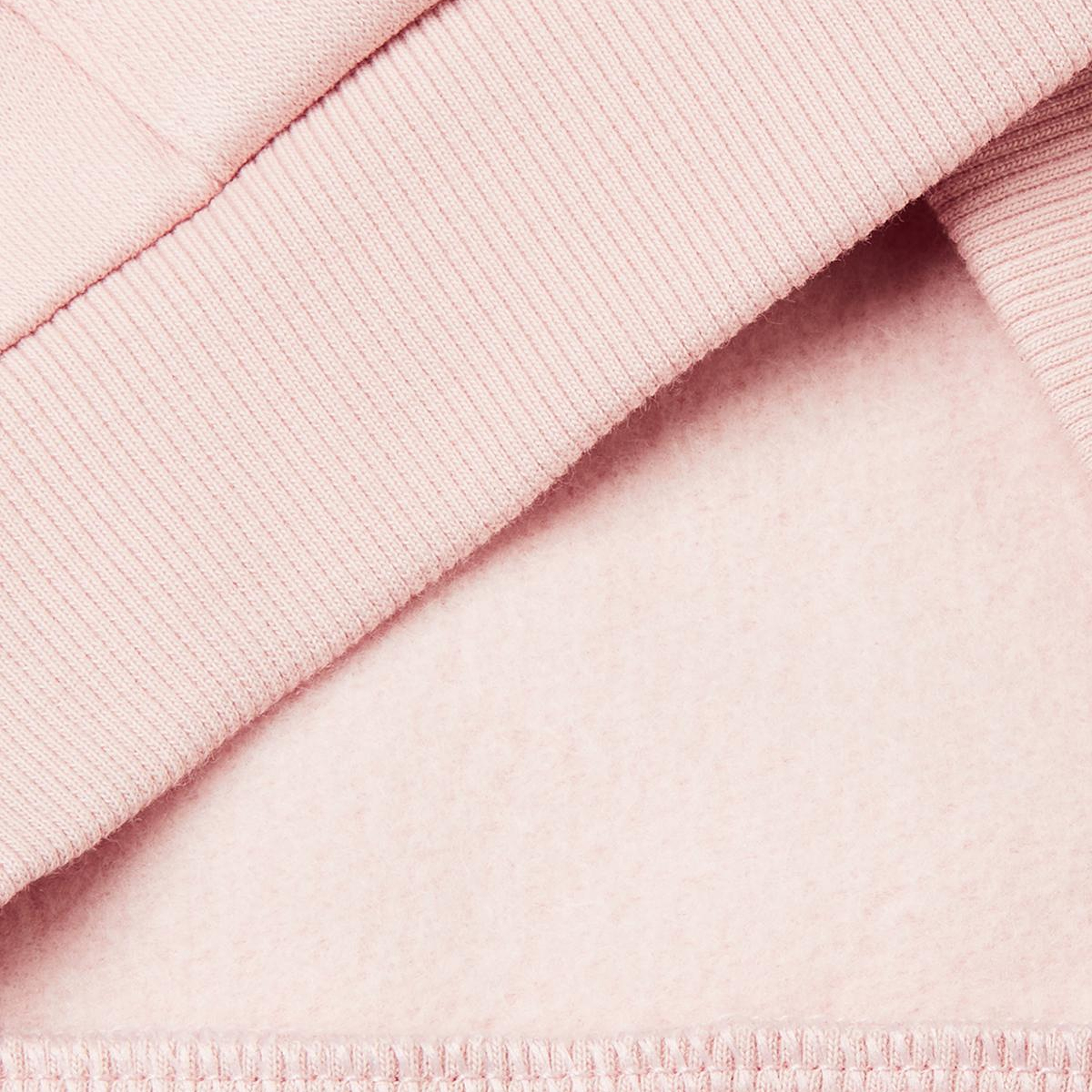 Kız Çocuk Toz Pembe Renk Bloklu Payet Nakışlı Fermuarlı Kapüşonlu Şardonlu Sweatshirt