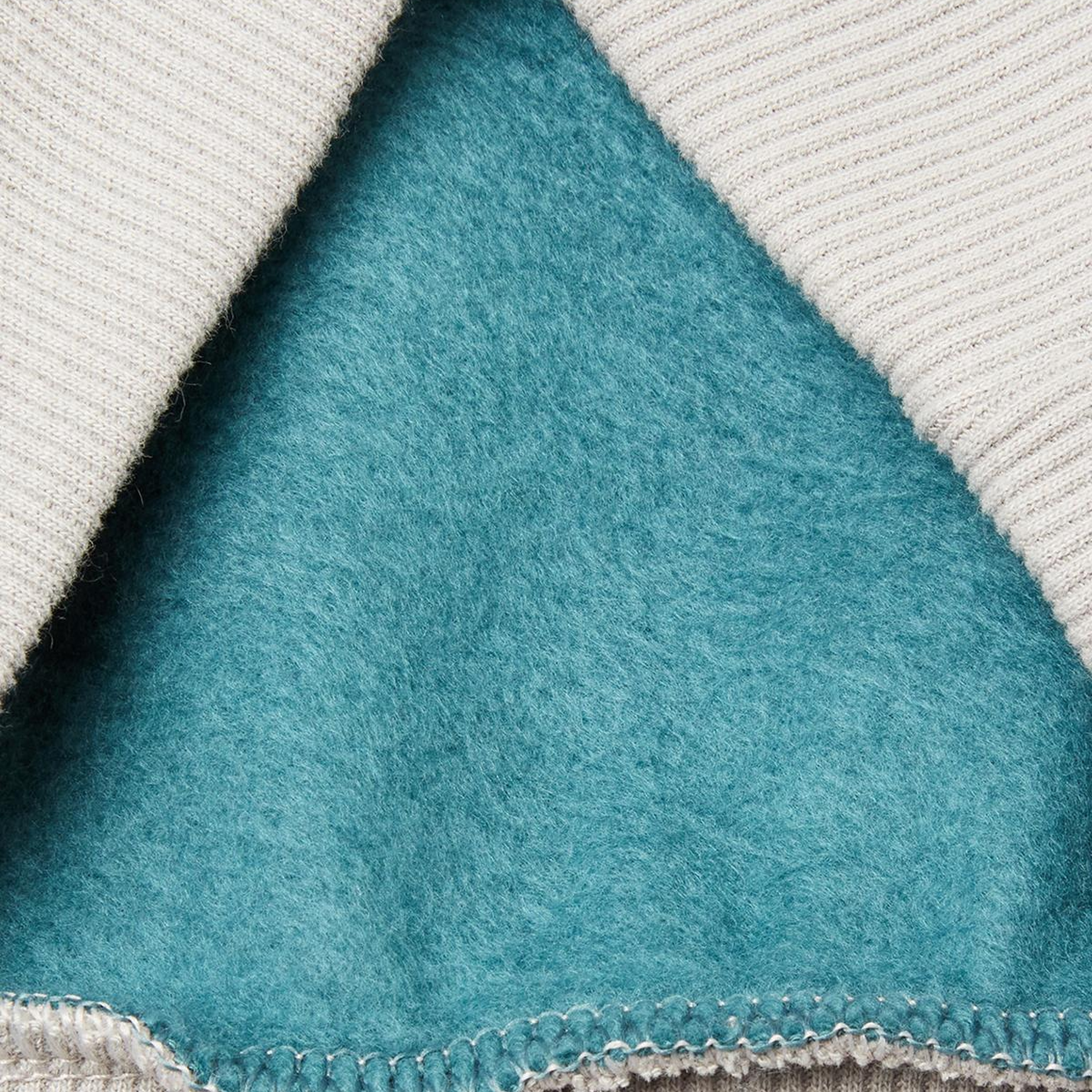 Erkek Çocuk Koyu Yeşil-Gri Önü Logo Baskılı Cepli Bisiklet Yaka Regular Fit Sweatshirt