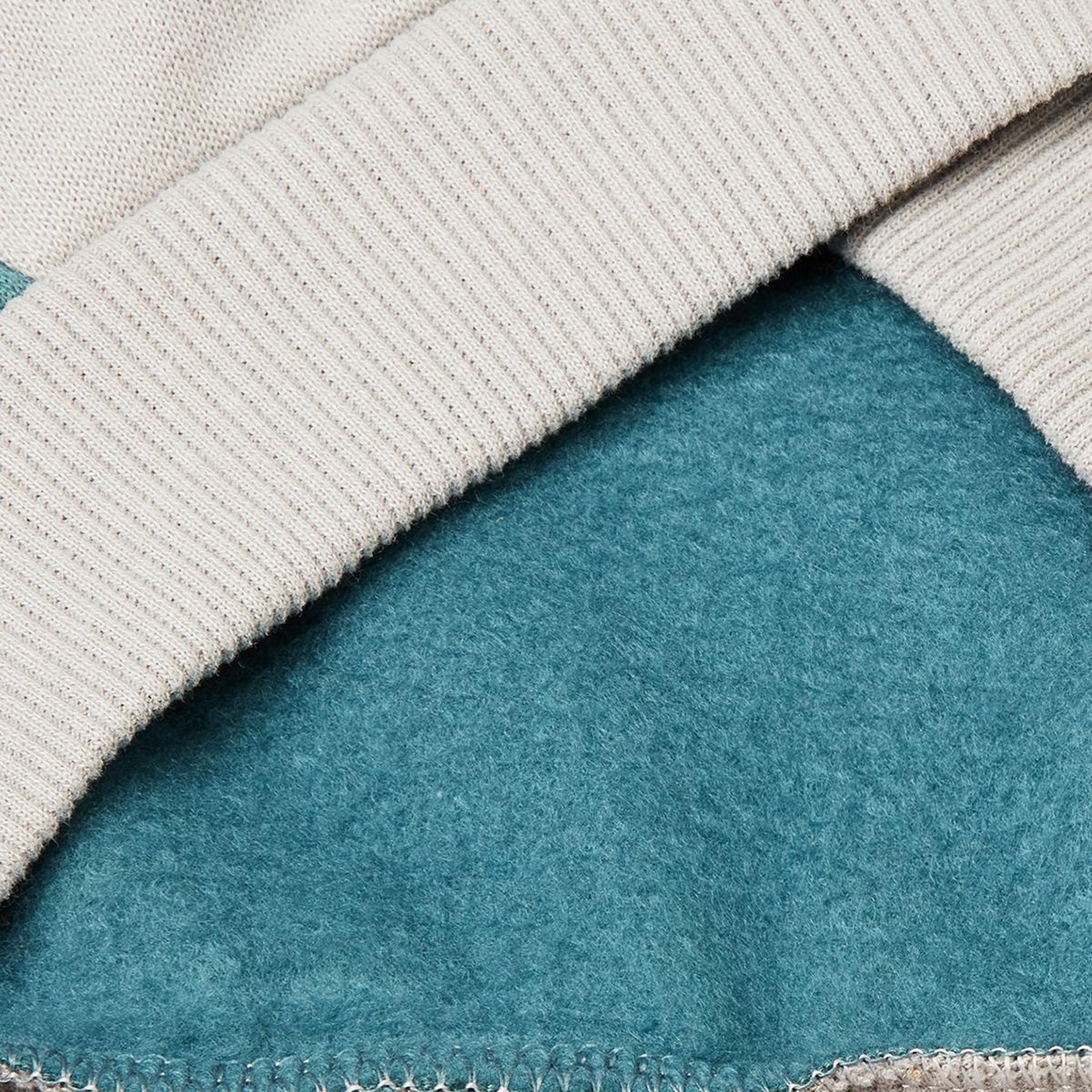 Erkek Çocuk Koyu Yeşil-Gri Önü Logo Baskılı Fermuarlı Regular Fit Kapüşonlu Sweatshirt