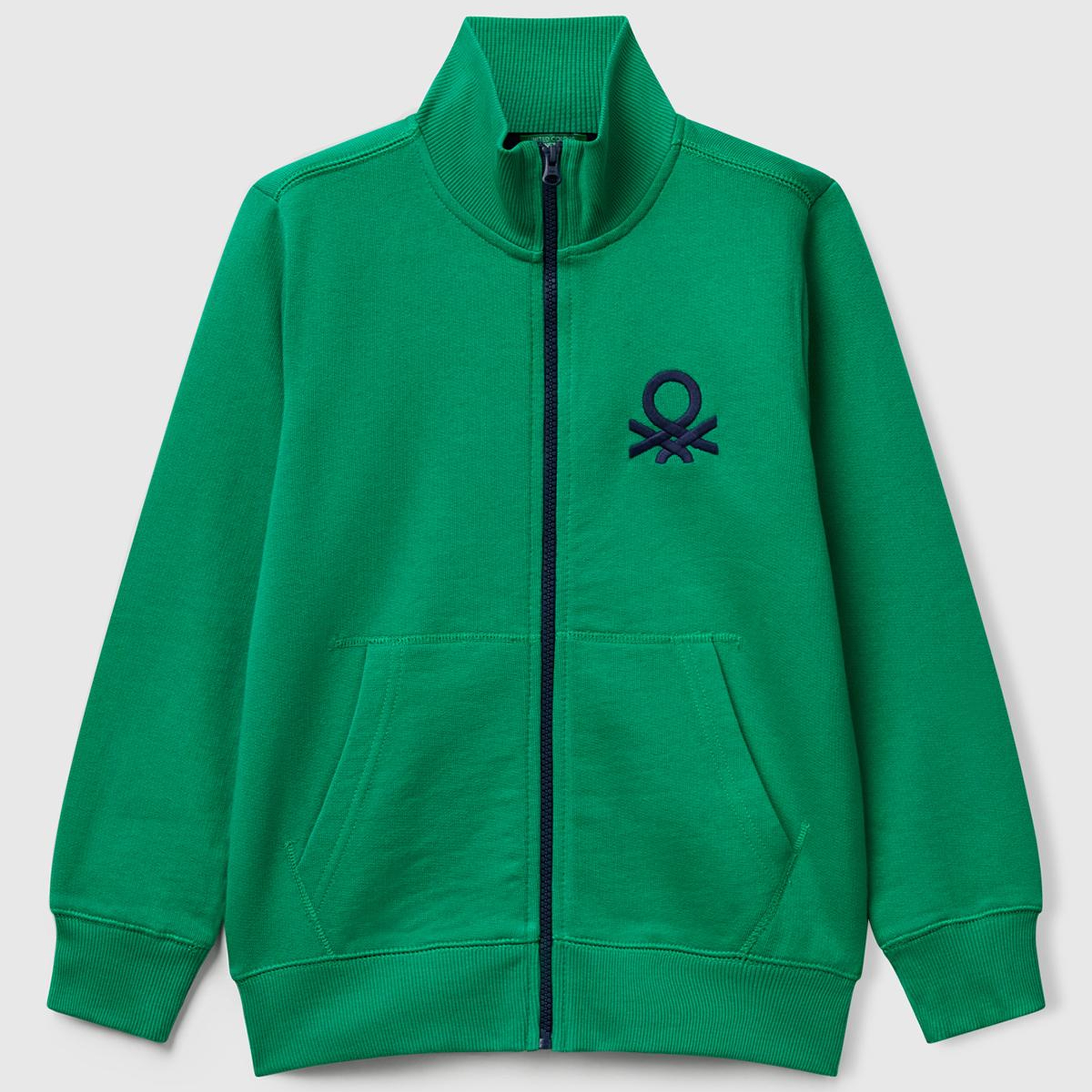 Erkek Çocuk Yeşil Logolu Sweatshirt
