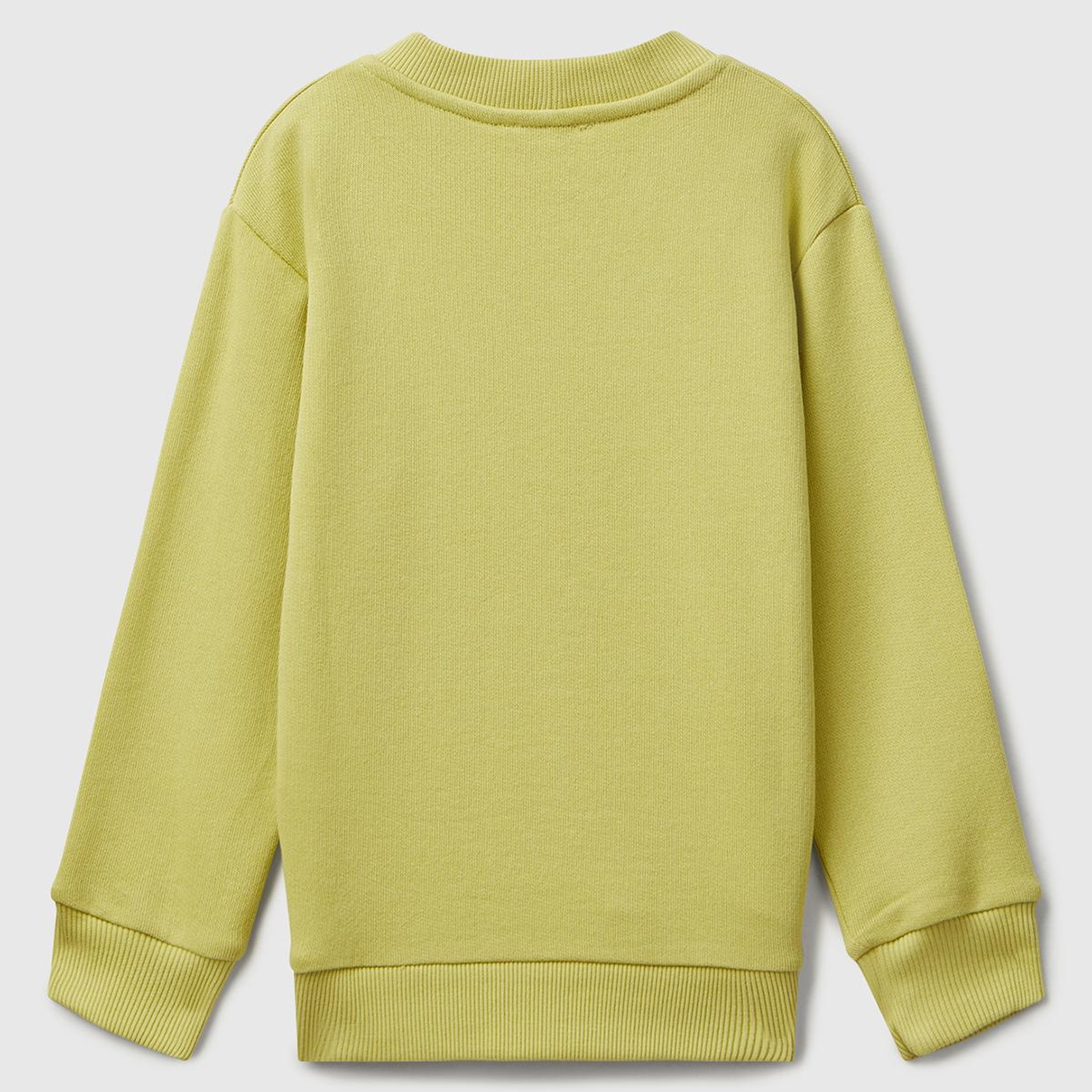 Erkek Çocuk Hardal Çok Renkli Baskılı Relaxed Fit Sweatshirt