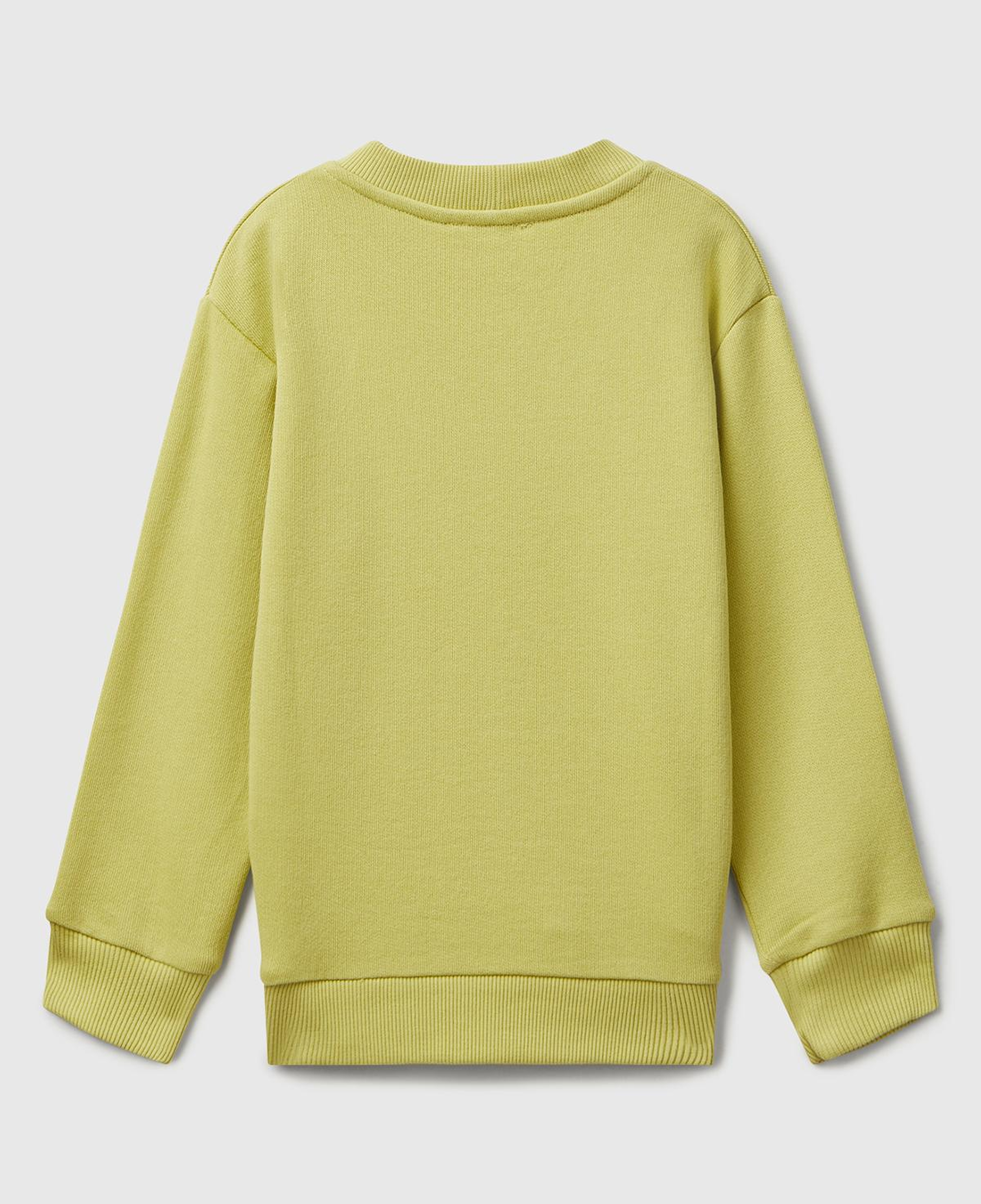 Erkek Çocuk Hardal Çok Renkli Baskılı Relaxed Fit Sweatshirt