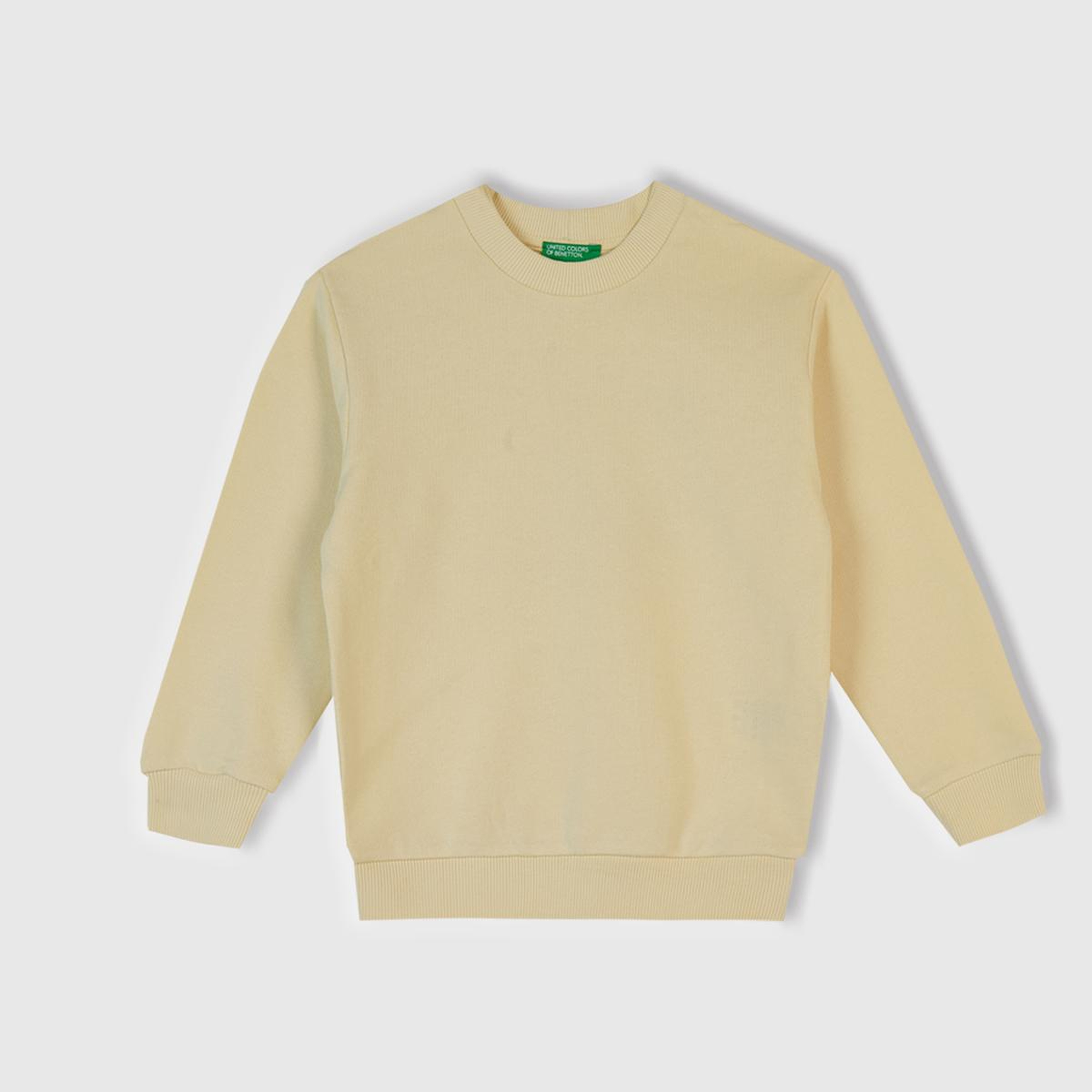 Erkek Çocuk Krem Çok Renkli Baskılı Relaxed Fit Sweatshirt