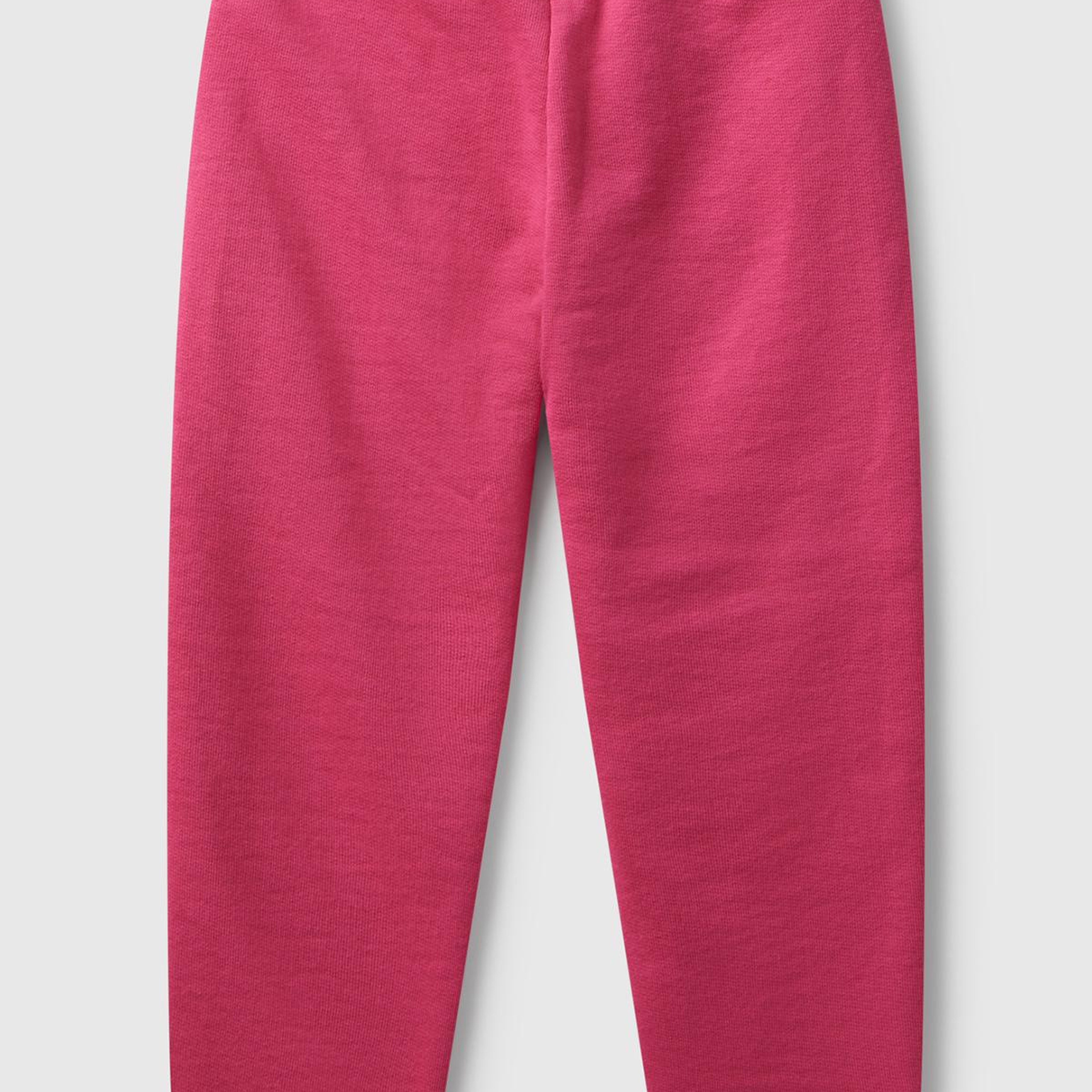 Kız Çocuk Pembe Logo İşlemeli Eşofman Altı